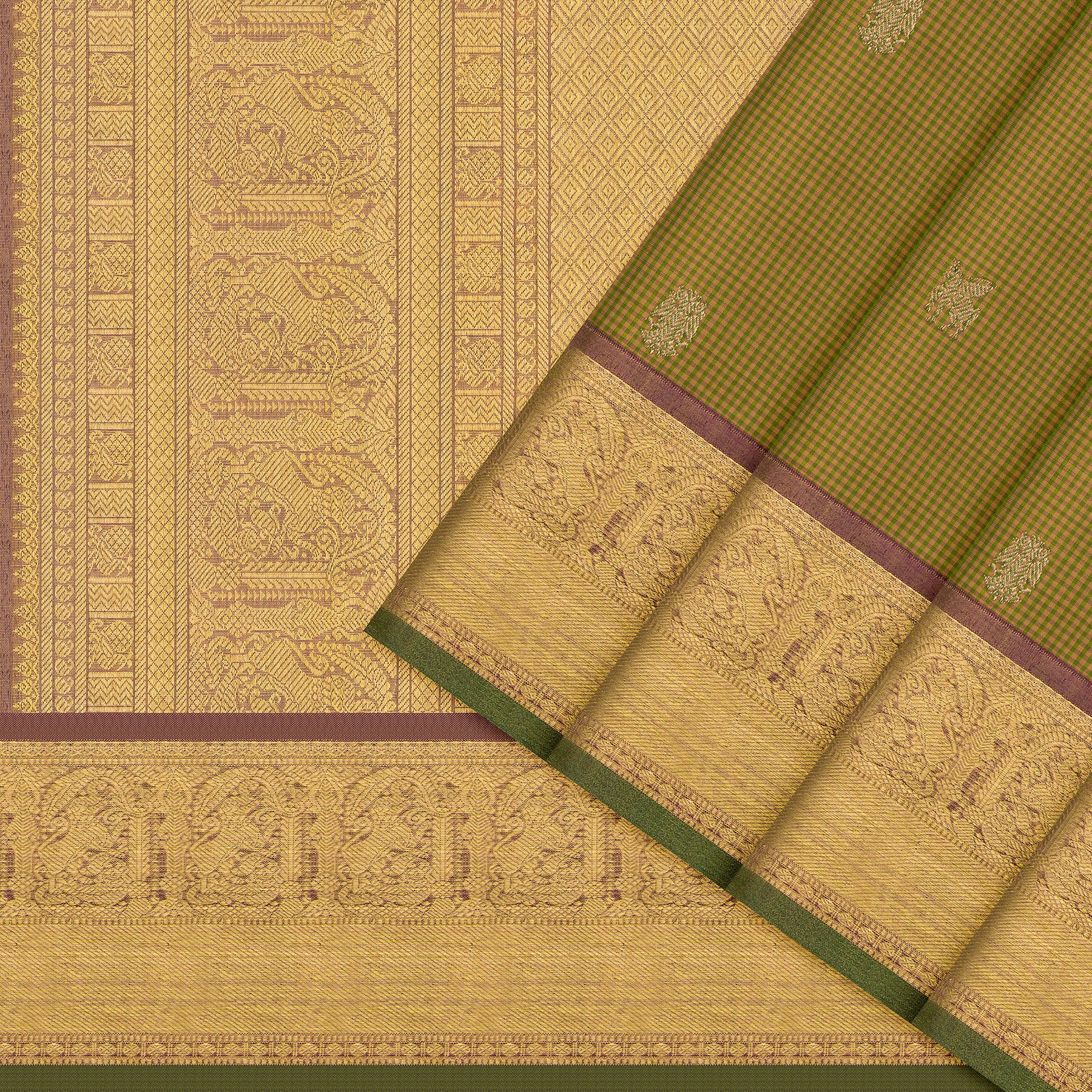 Kanakavalli Kanjivaram Silk Sari 26-599-HS001-02425 - Cover View