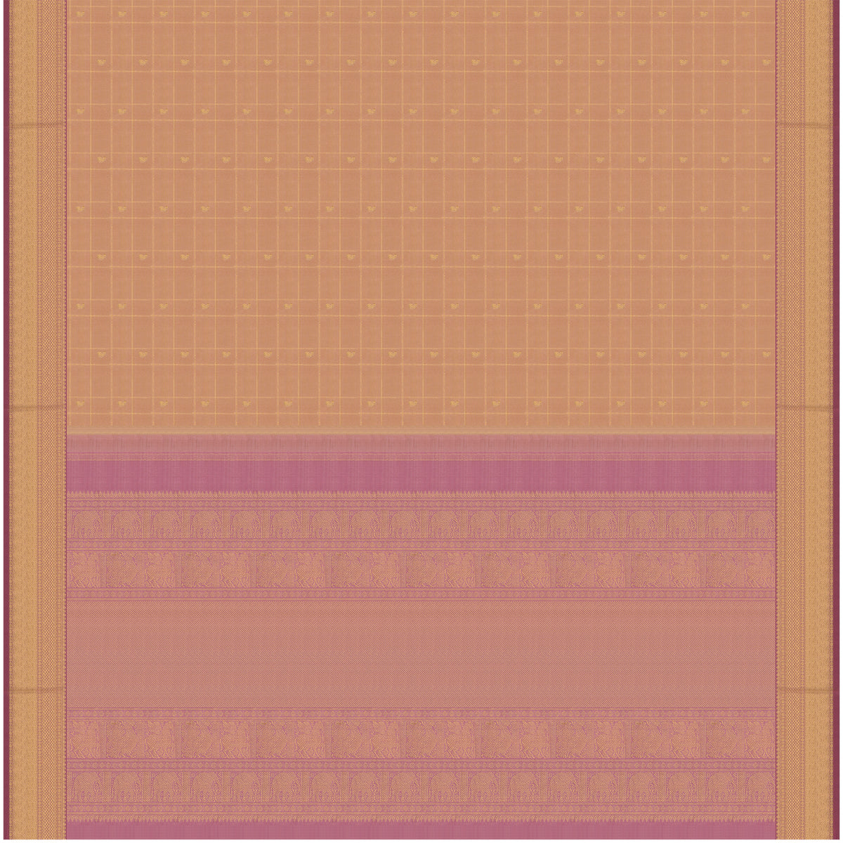 Kanakavalli Kanjivaram Silk Sari 26-599-HS001-02442 - Full View