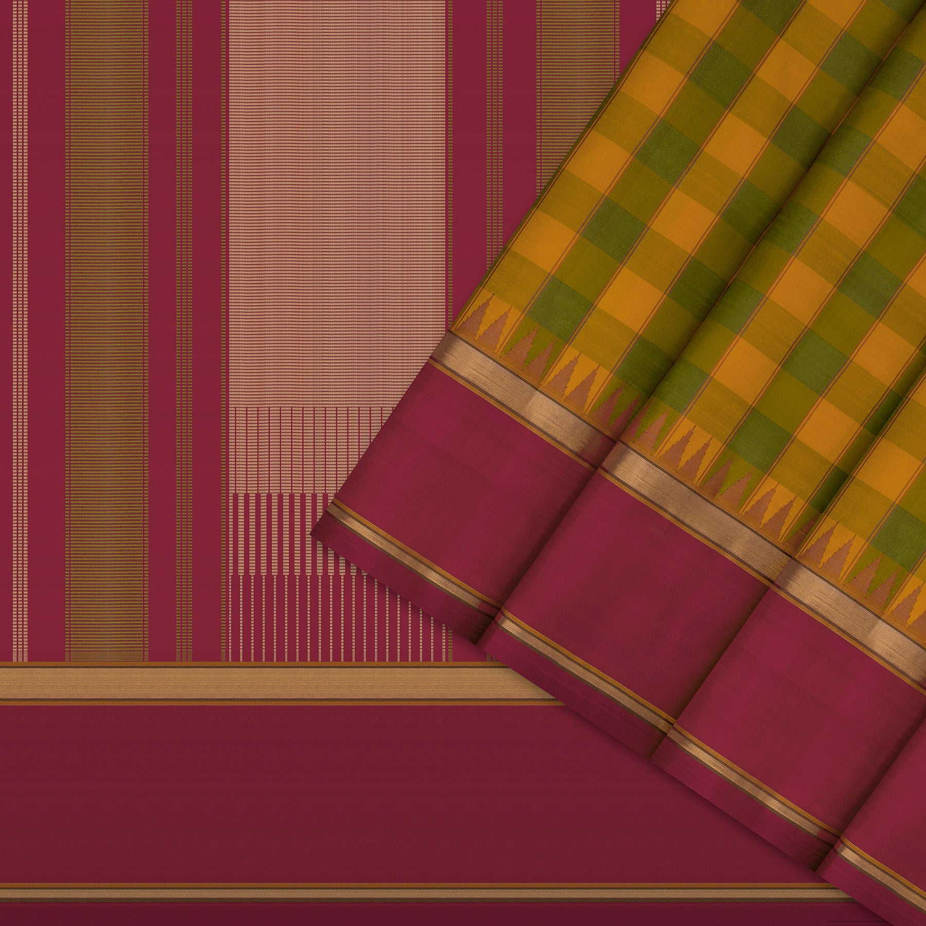 Kanakavalli Kanjivaram Silk Sari 26-599-HS001-02447 - Cover View