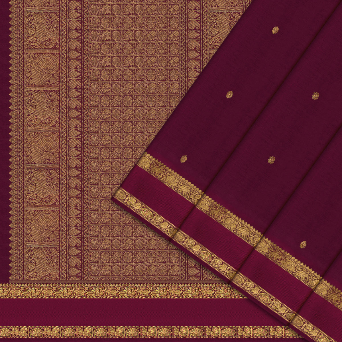 Kanakavalli Kanjivaram Silk Sari 26-599-HS001-02875 - Cover View