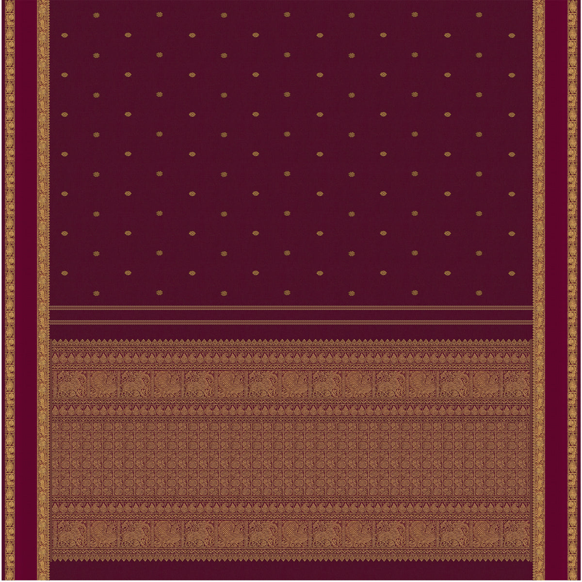 Kanakavalli Kanjivaram Silk Sari 26-599-HS001-02875 - Full View