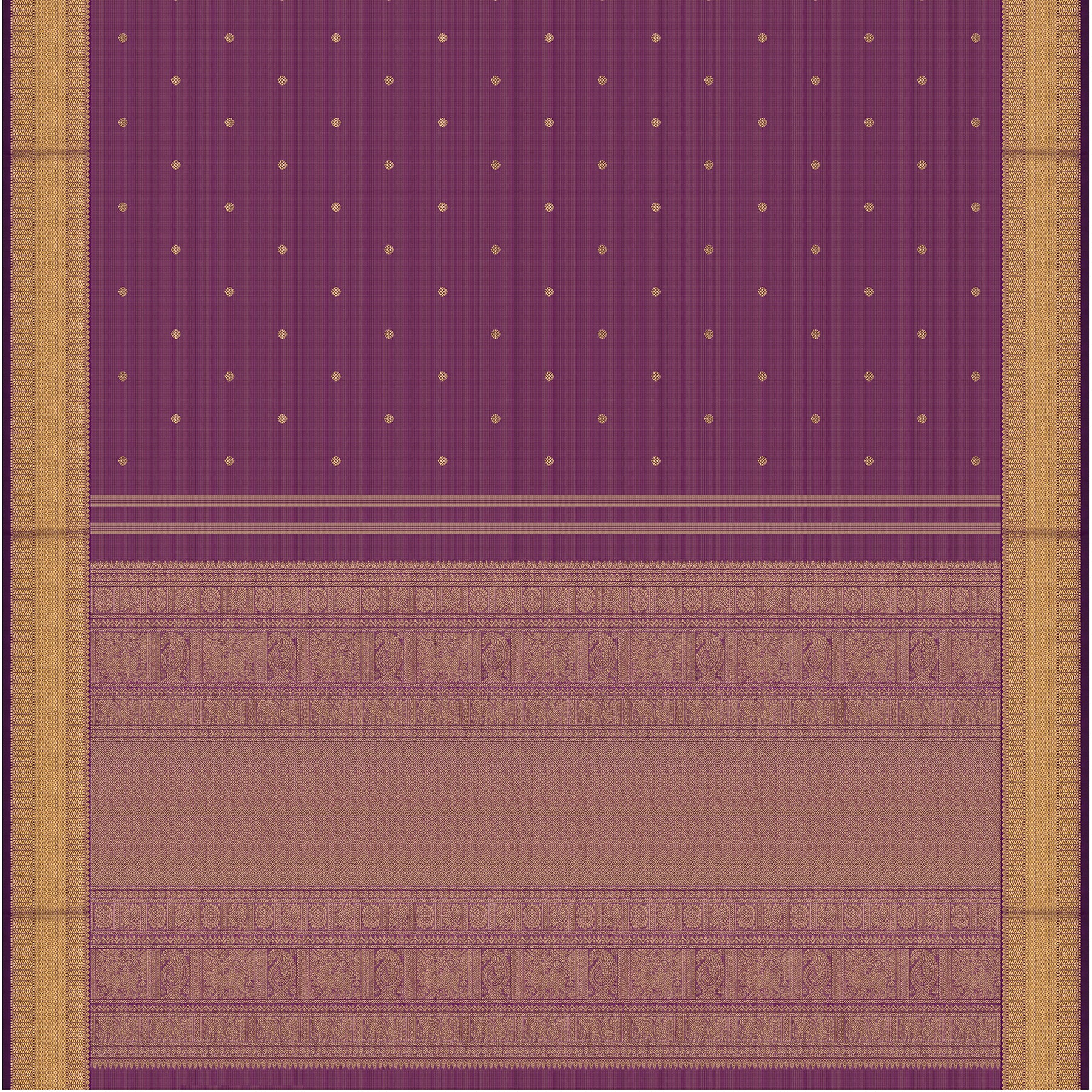 Kanakavalli Kanjivaram Silk Sari 26-599-HS001-03022 - Full View