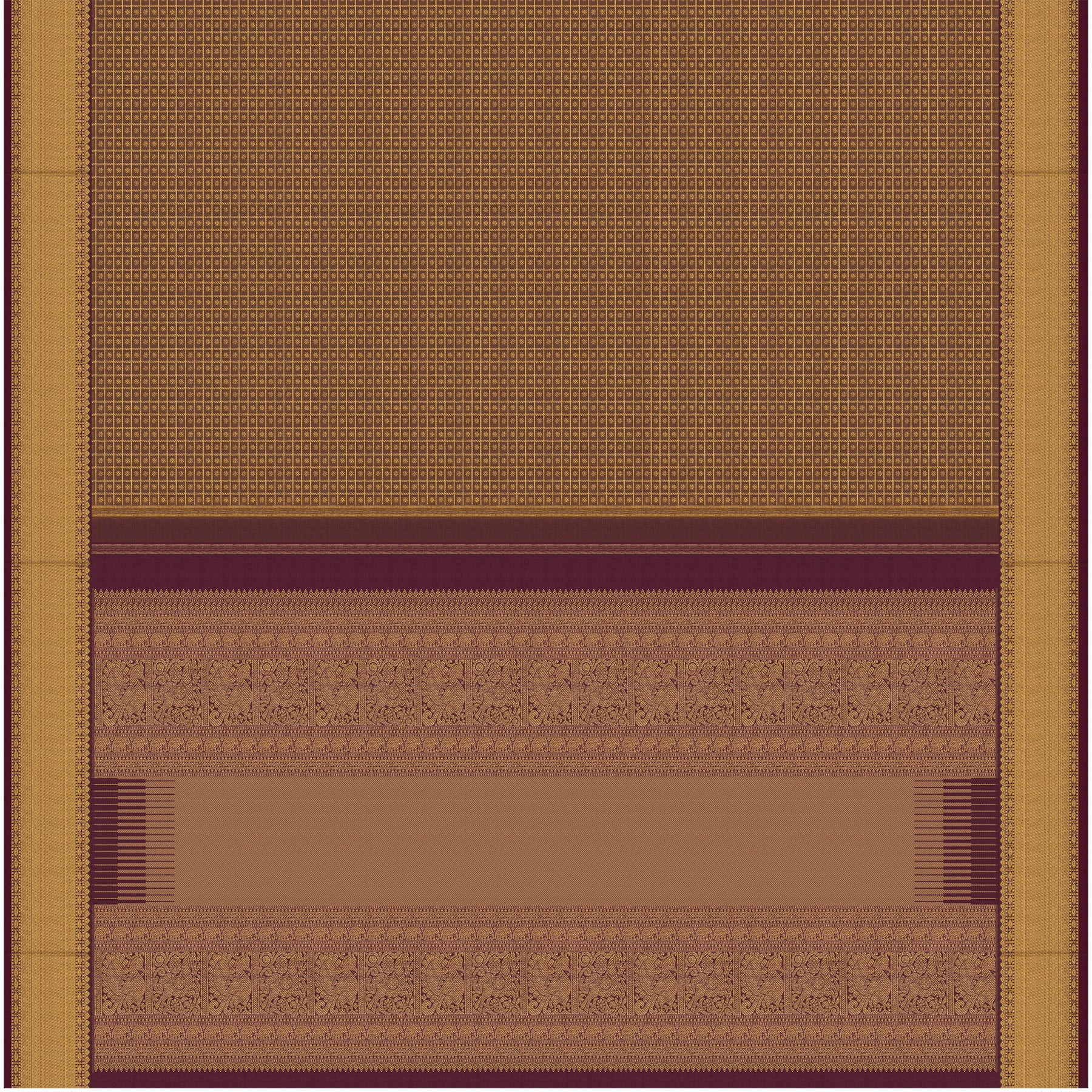 Kanakavalli Kanjivaram Silk Sari 26-599-HS001-03029 - Full View