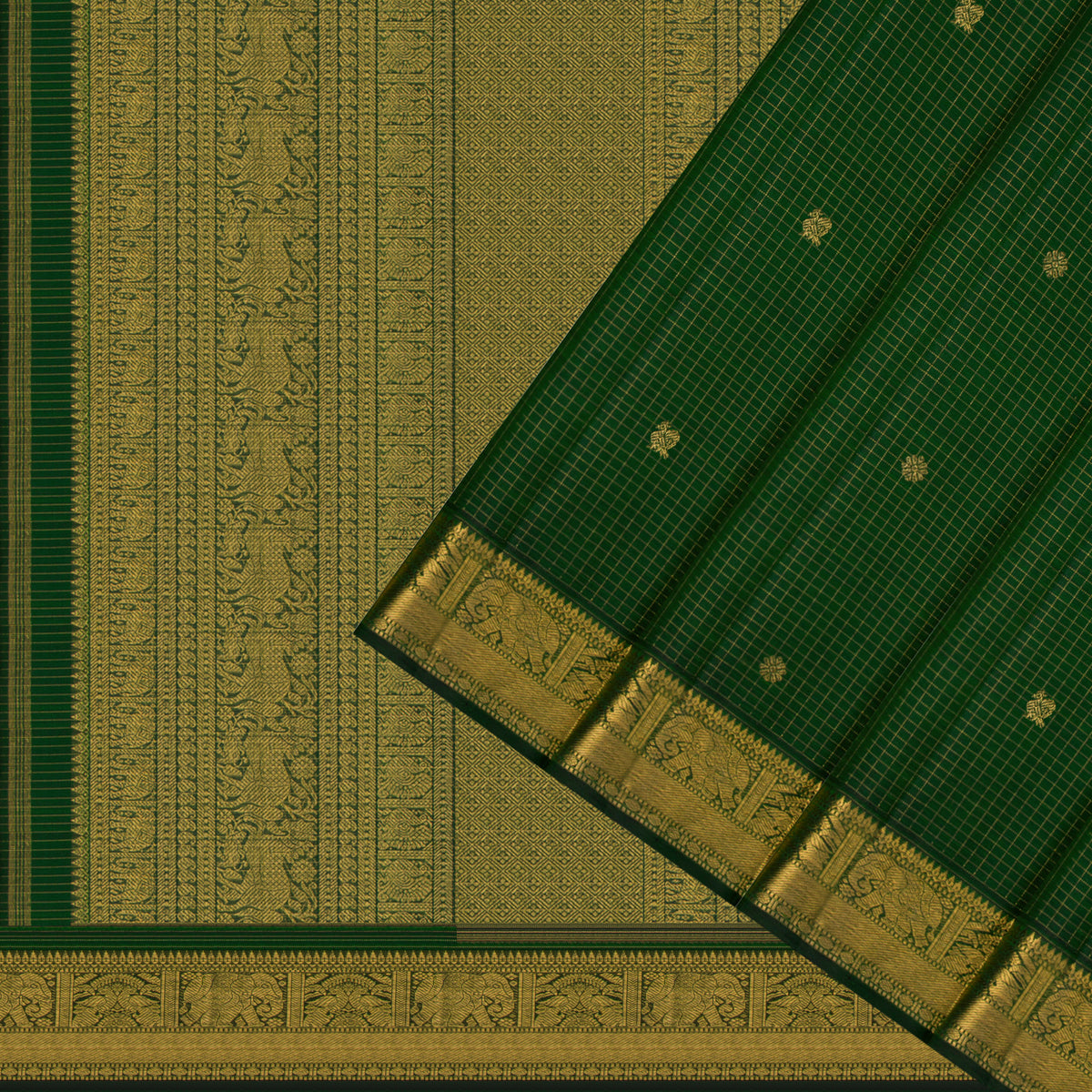 Kanakavalli Kanjivaram Silk Sari 26-599-HS001-03036 - Cover View