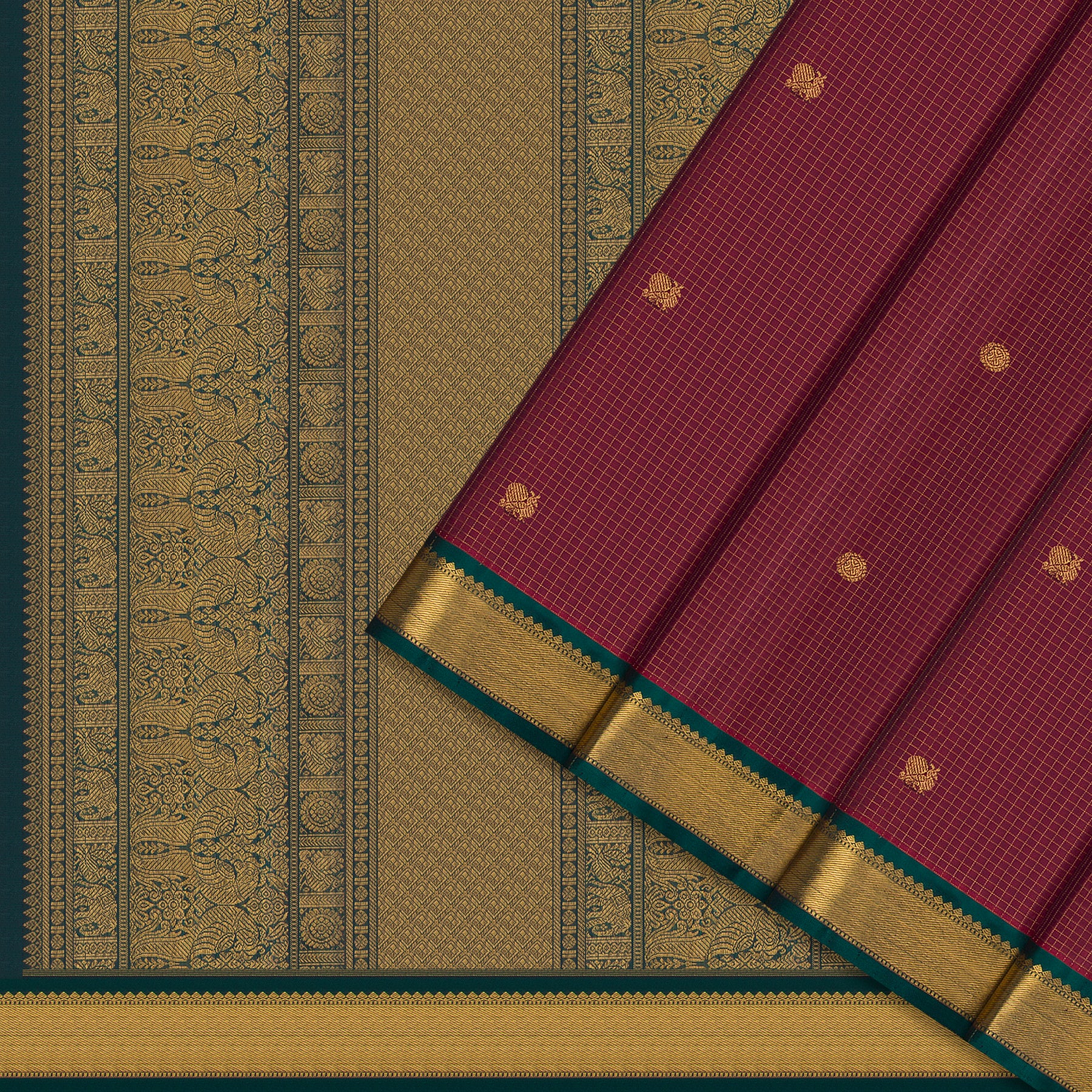 Kanakavalli Kanjivaram Silk Sari 26-599-HS001-03037 - Cover View
