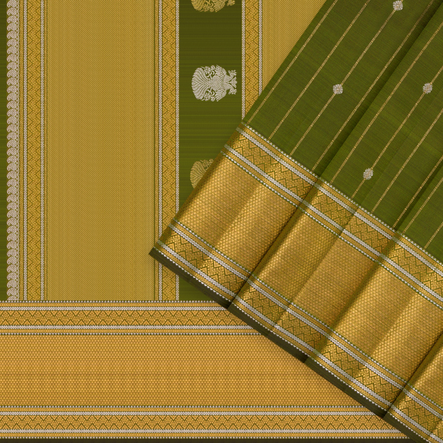 Kanakavalli Kanjivaram Silk Sari 26-599-HS001-03051 - Cover View