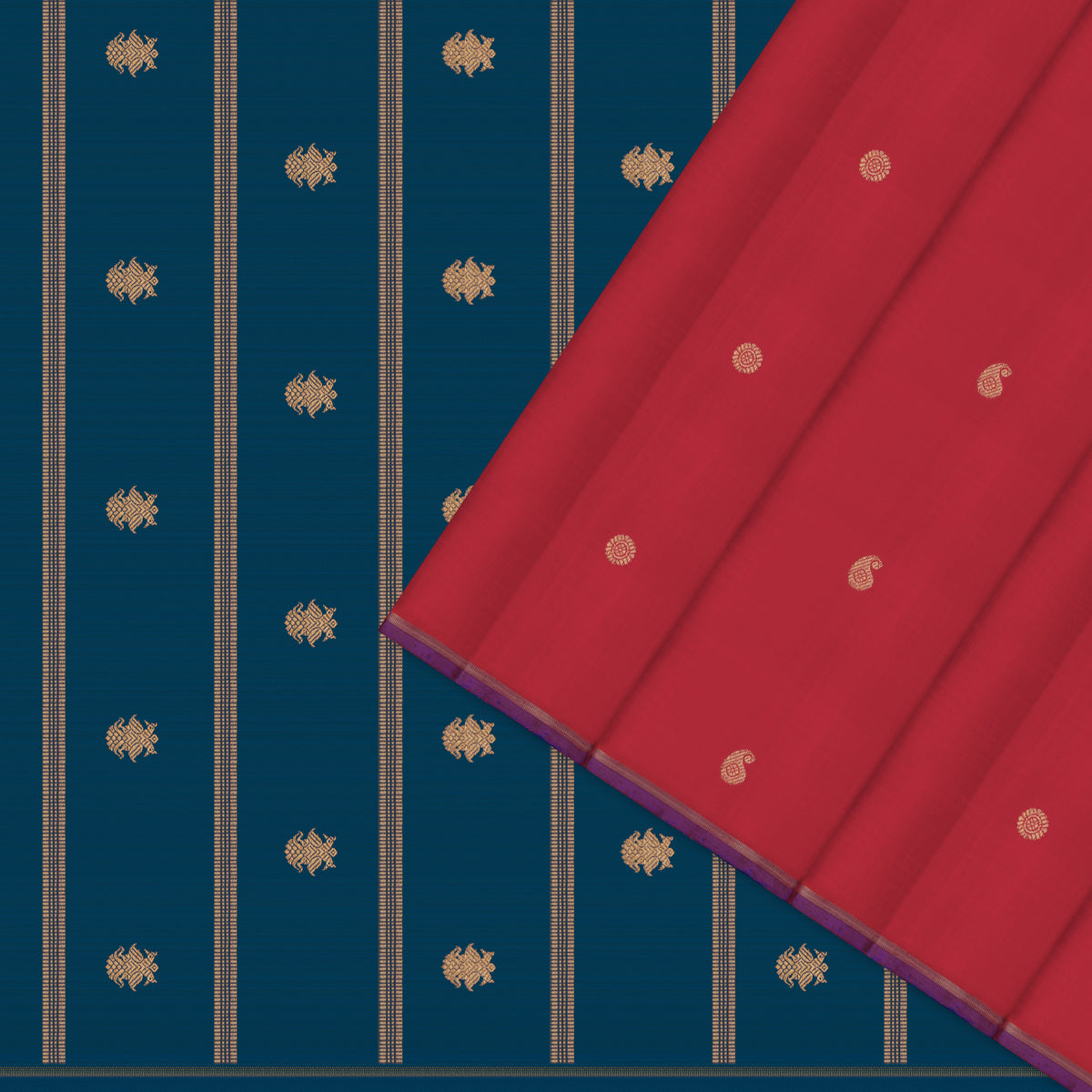 Kanakavalli Kanjivaram Silk Sari 26-599-HS001-03055 - Cover View