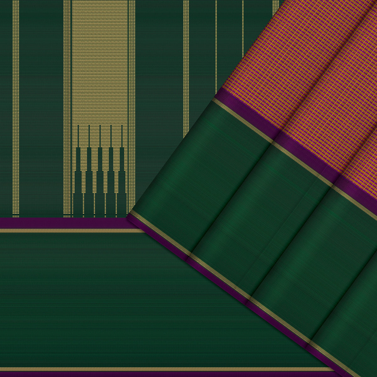 Kanakavalli Kanjivaram Silk Sari 26-599-HS001-03121 - Cover View