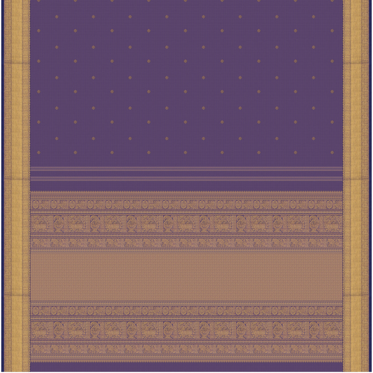Kanakavalli Kanjivaram Silk Sari 26-599-HS001-04277 - Full View