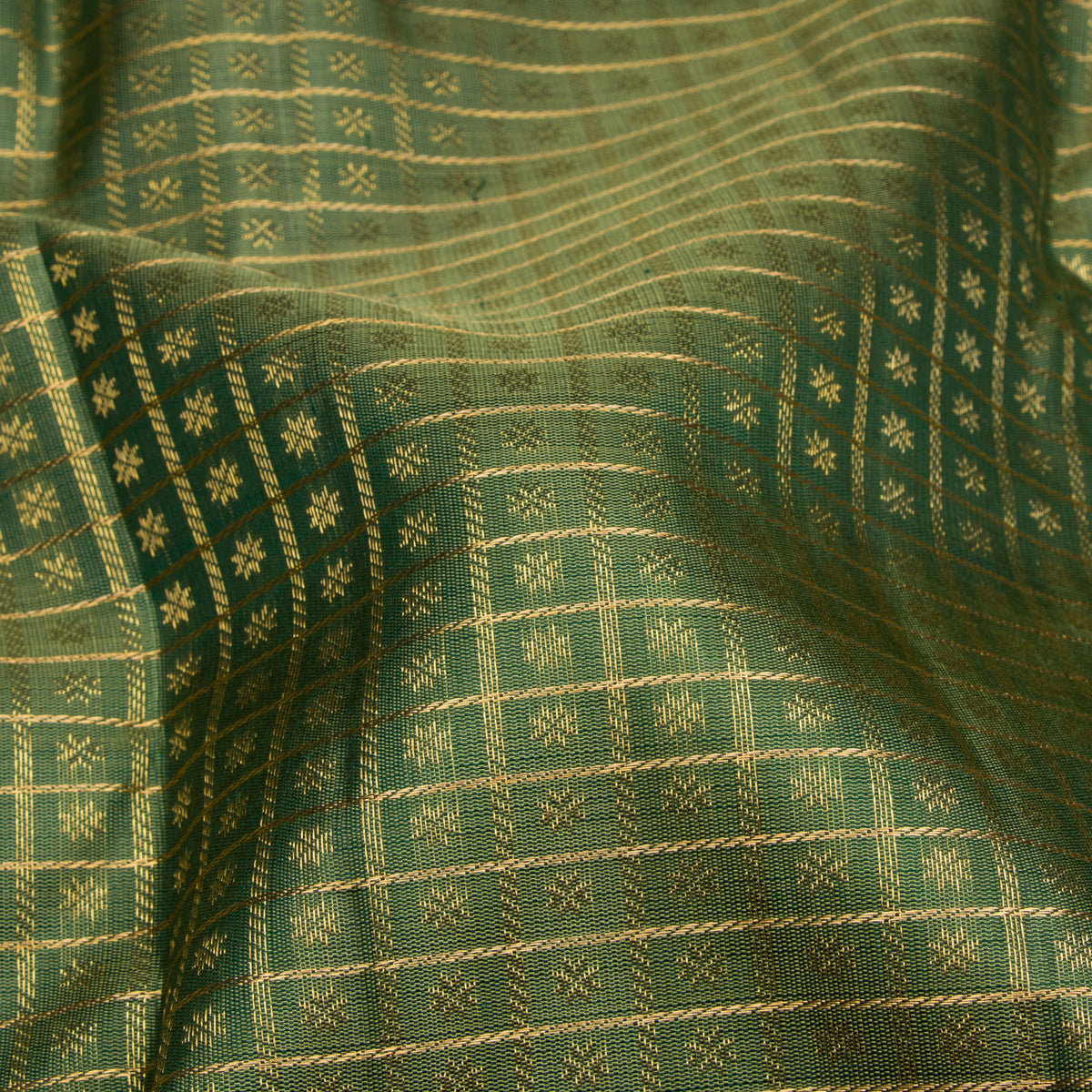 Kanakavalli Kanjivaram Silk Sari 26-599-HS001-04283 - Fabric View