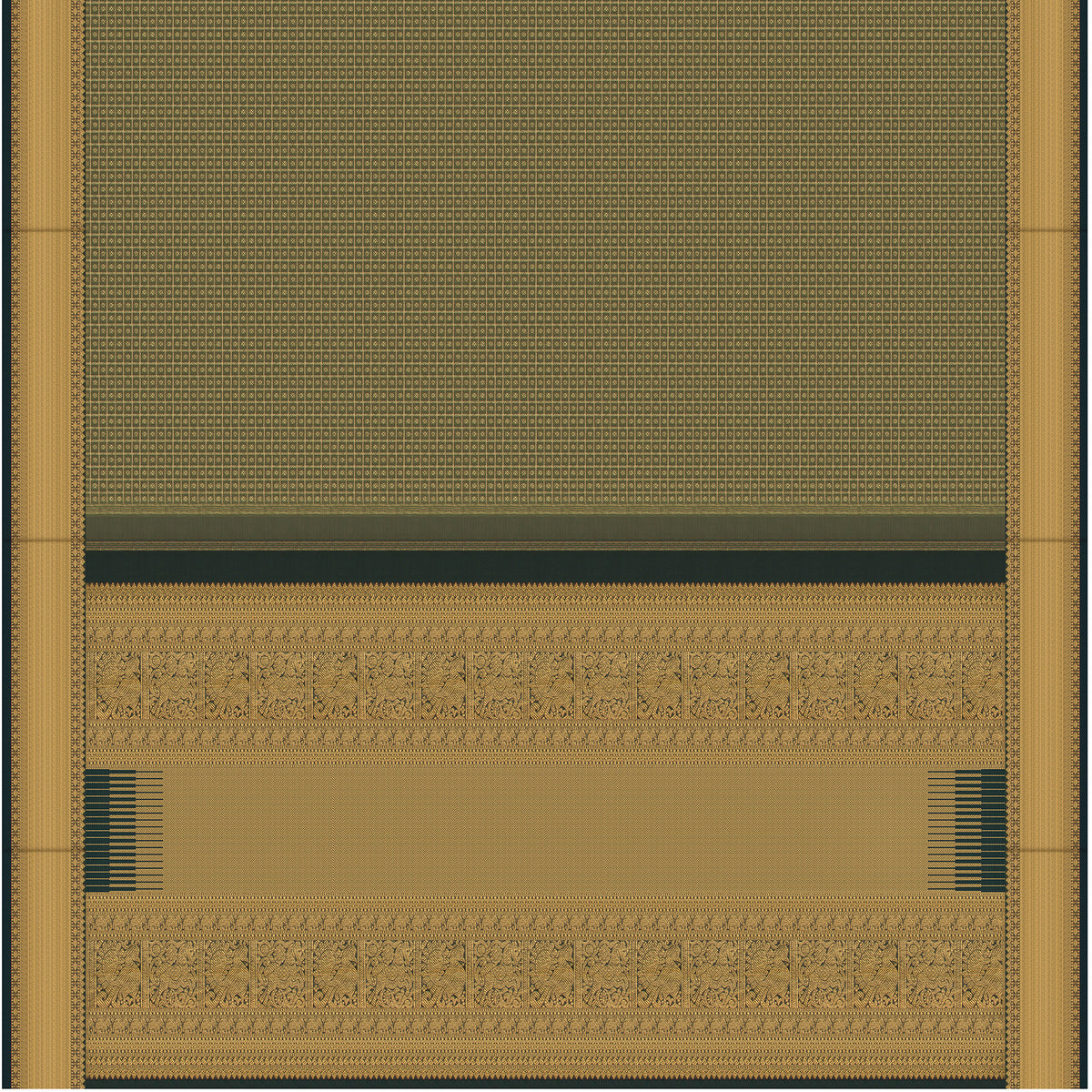 Kanakavalli Kanjivaram Silk Sari 26-599-HS001-04284 - Full View