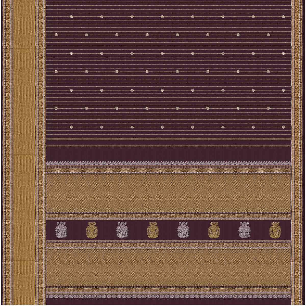 Kanakavalli Kanjivaram Silk Sari 26-599-HS001-04296 - Full View