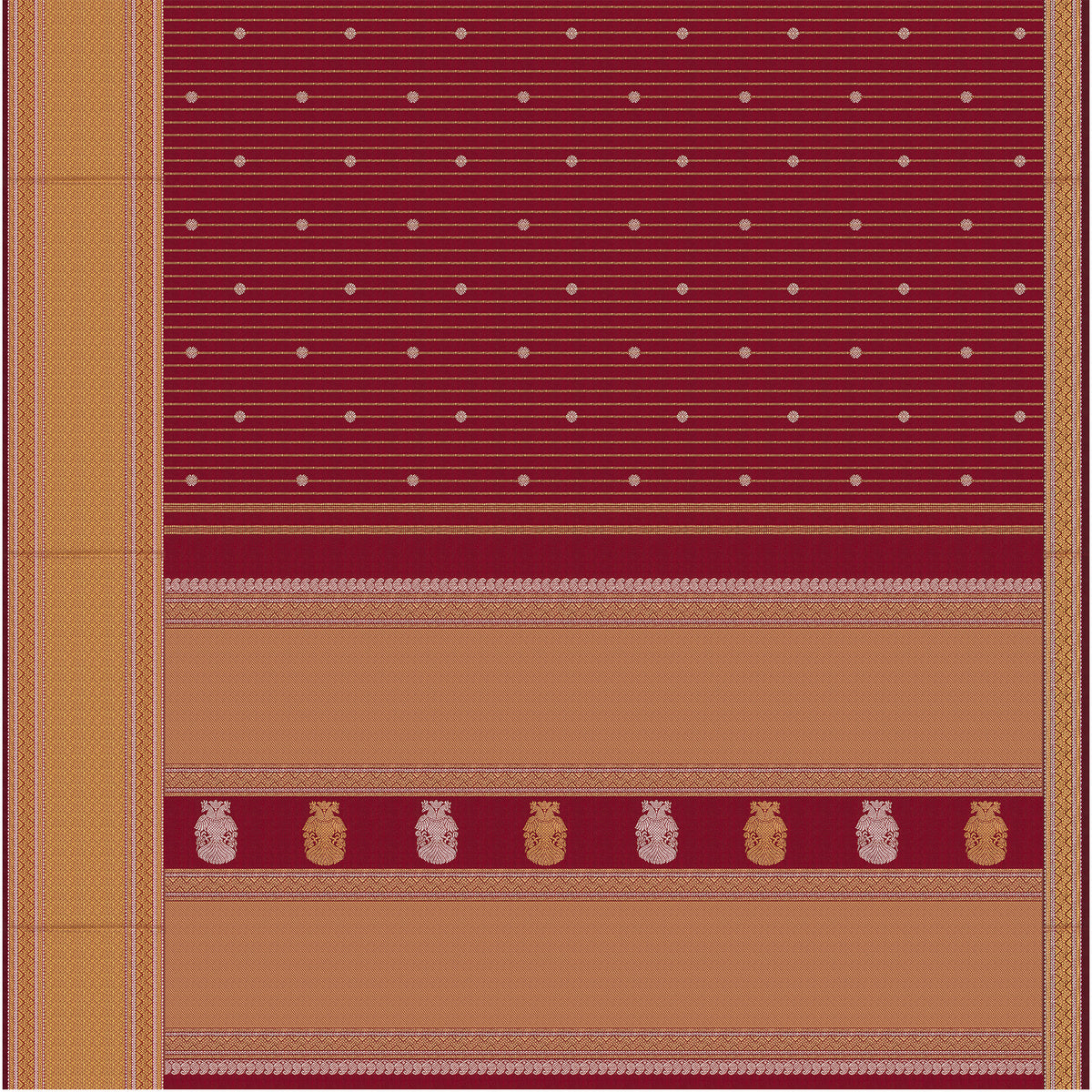 Kanakavalli Kanjivaram Silk Sari 26-599-HS001-04301 - Full View