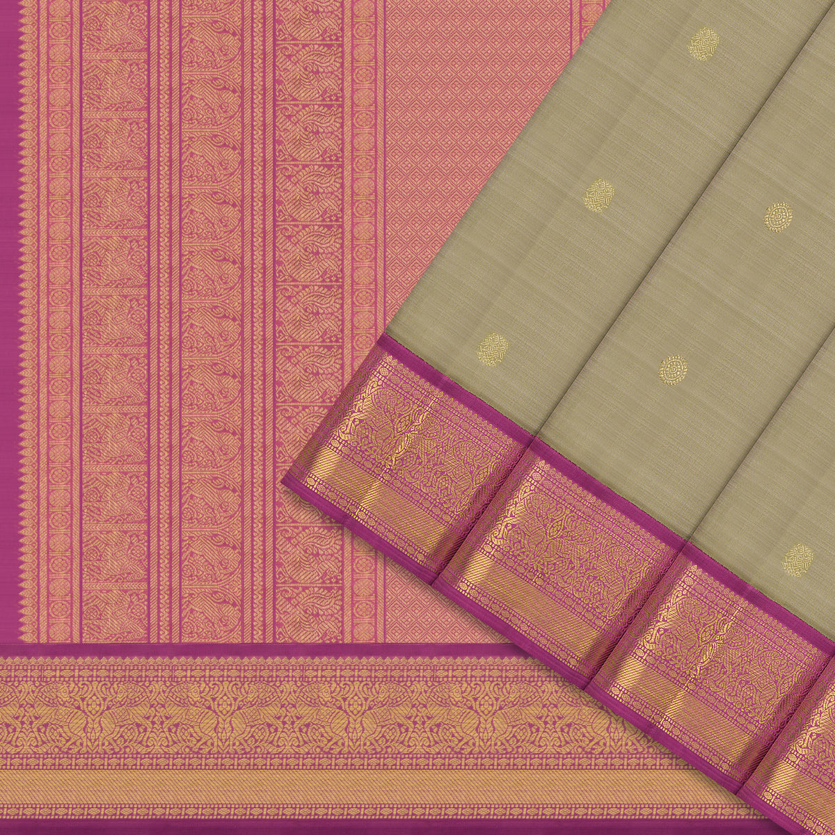 Kanakavalli Kanjivaram Silk Sari 26-599-HS001-04312 - Cover View