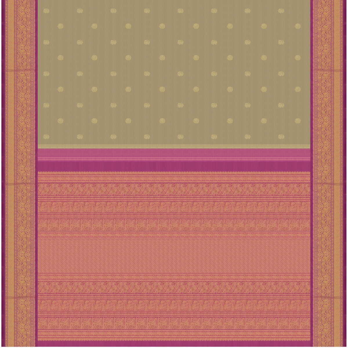 Kanakavalli Kanjivaram Silk Sari 26-599-HS001-04312 - Full View