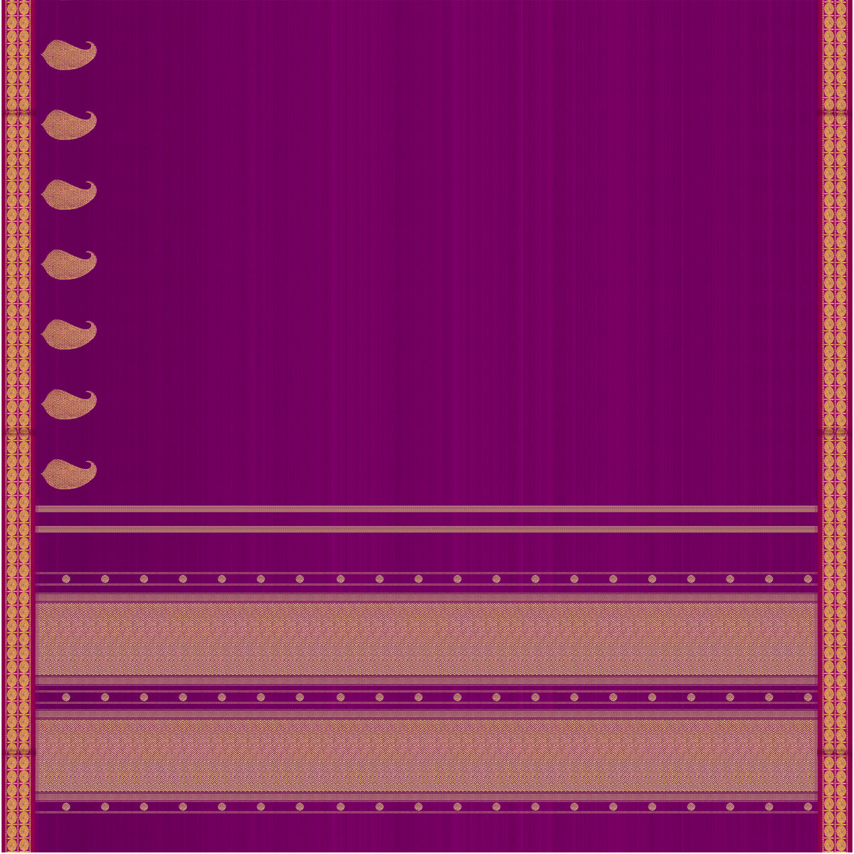 Kanakavalli Kanjivaram Silk Sari 26-599-HS001-04323 - Full View