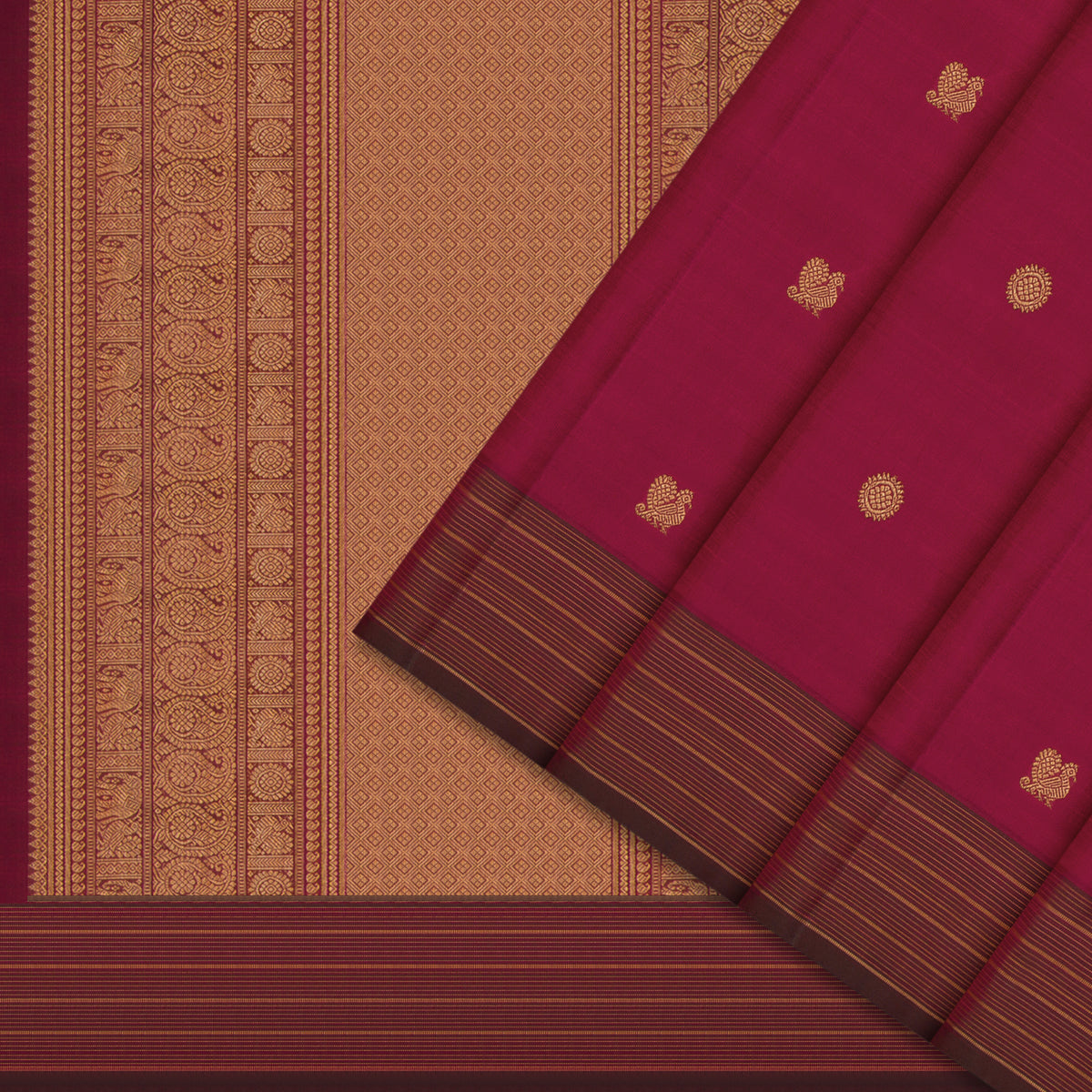 Kanakavalli Kanjivaram Silk Sari 26-599-HS001-04328 - Cover View