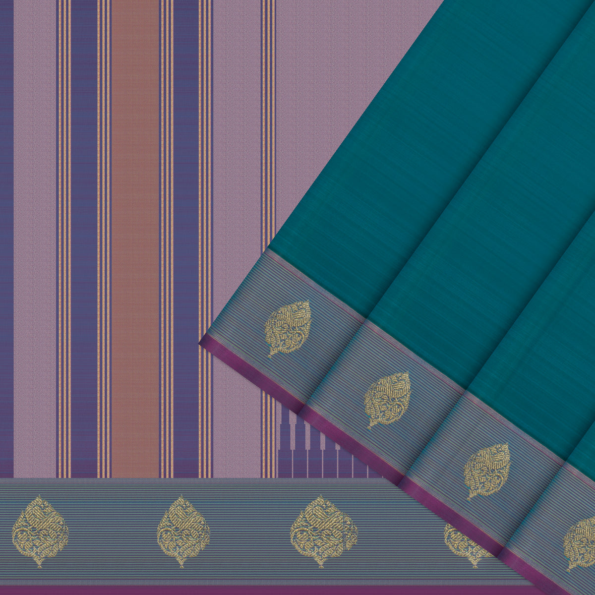 Kanakavalli Kanjivaram Silk Sari 26-599-HS001-04402 - Cover View