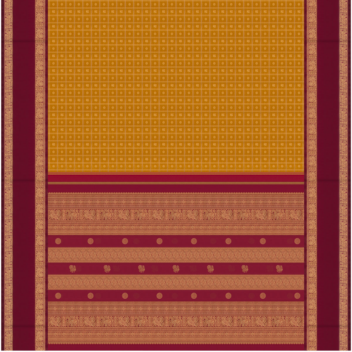 Kanakavalli Kanjivaram Silk Sari 26-599-HS001-04410 - Full View