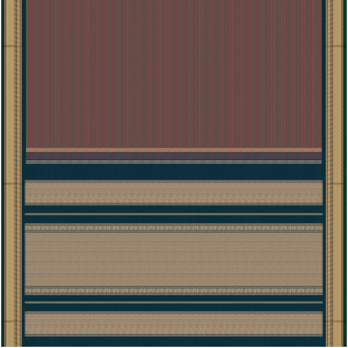 Kanakavalli Kanjivaram Silk Sari 26-599-HS001-04417 - Full View
