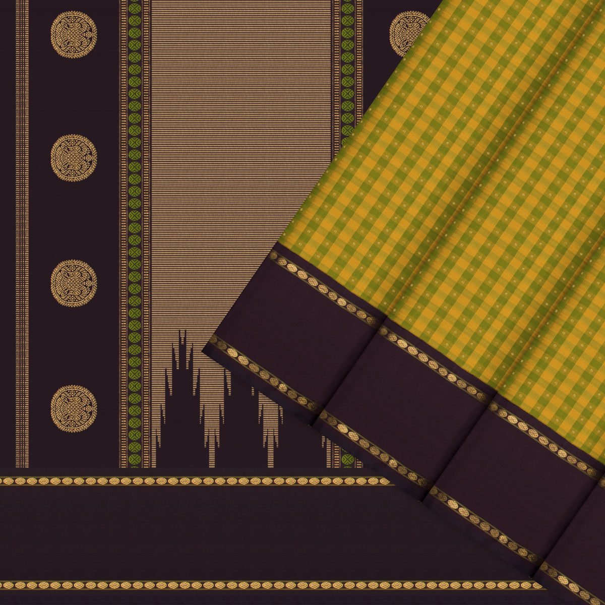 Kanakavalli Kanjivaram Silk Sari 26-599-HS001-04420 - Cover View