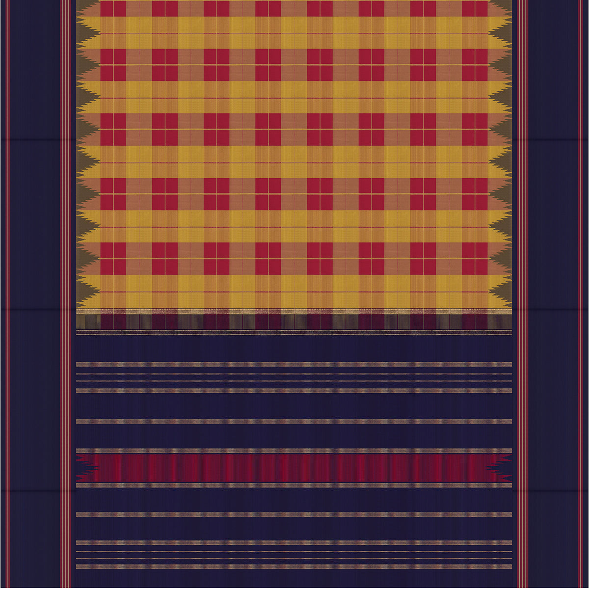 Kanakavalli Kanjivaram Silk Sari 26-599-HS001-04423 - Full View