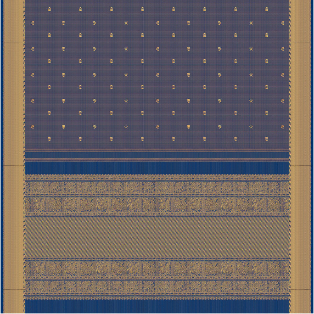 Kanakavalli Kanjivaram Silk Sari 26-599-HS001-04432 - Full View