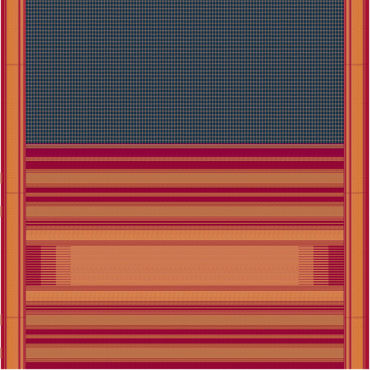 Kanakavalli Kanjivaram Silk Sari 26-599-HS001-04439 - Full View