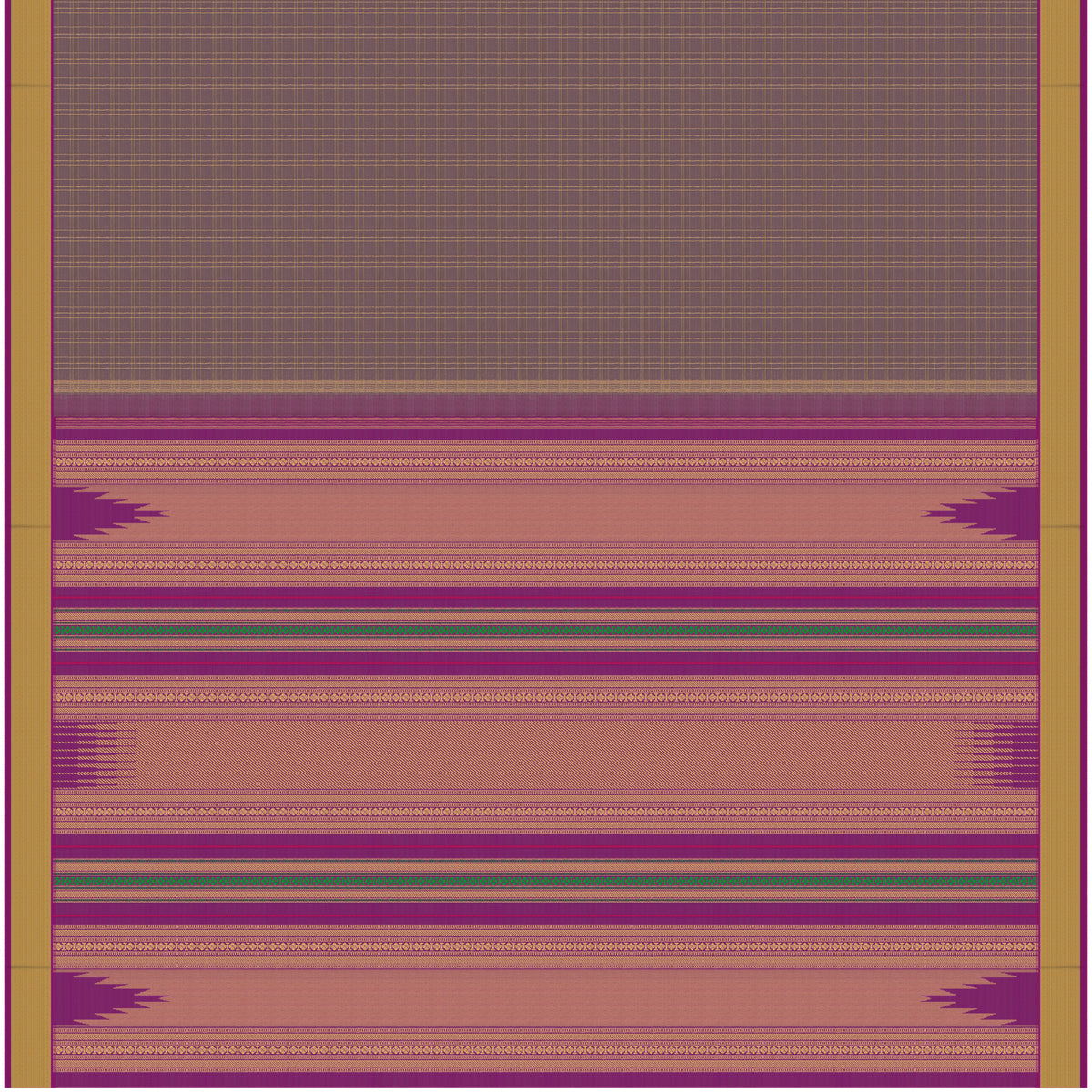 Kanakavalli Kanjivaram Silk Sari 26-599-HS001-04440 - Full View