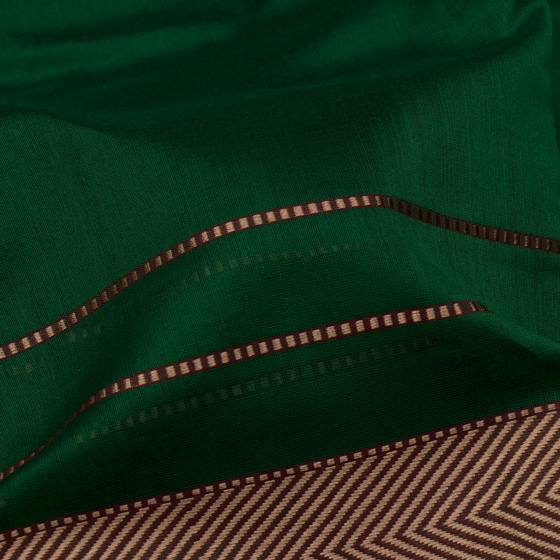 Kanakavalli Silk/Cotton Sari 26-610-HS005-01093 - Fabric View