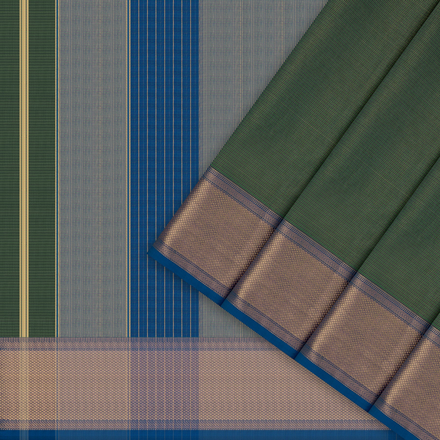 Kanakavalli Silk/Cotton Sari 26-610-HS005-01114 - Cover View