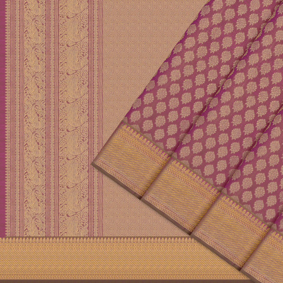 Kanakavalli Kanjivaram Silk Sari 26-611-HS001-00415 - Cover View
