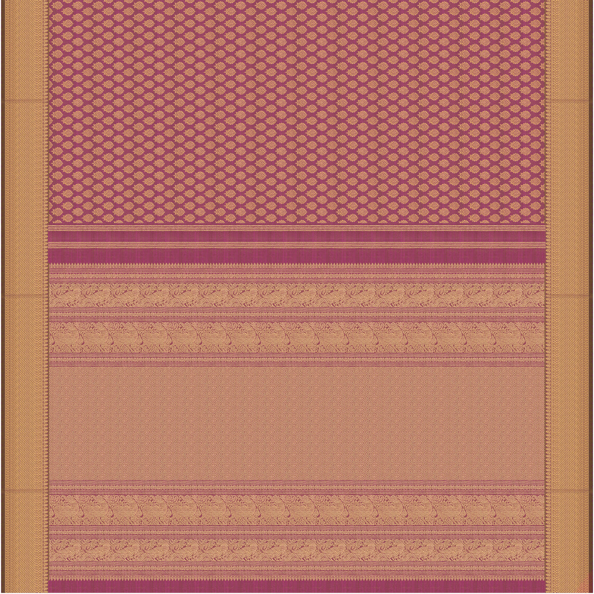Kanakavalli Kanjivaram Silk Sari 26-611-HS001-00415 - Full View