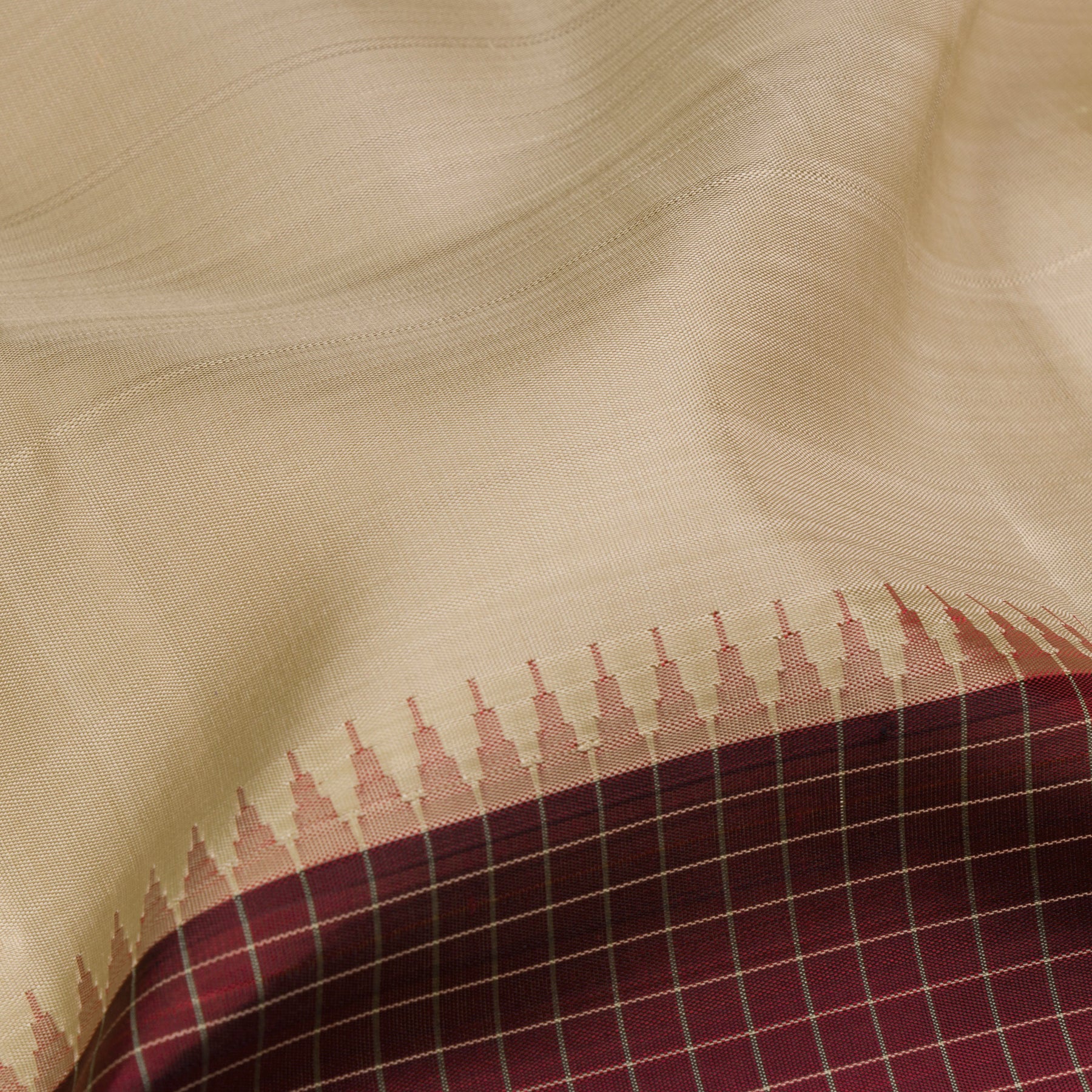 Kanakavalli Kanjivaram Silk Sari 26-611-HS001-00449 - Fabric View