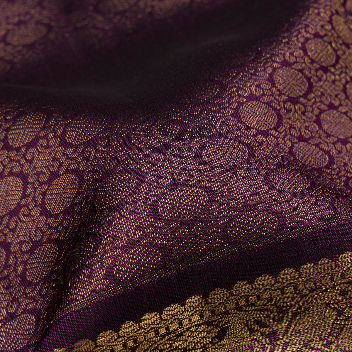Kanakavalli Kanjivaram Silk Sari 26-611-HS001-00970 - Fabric View