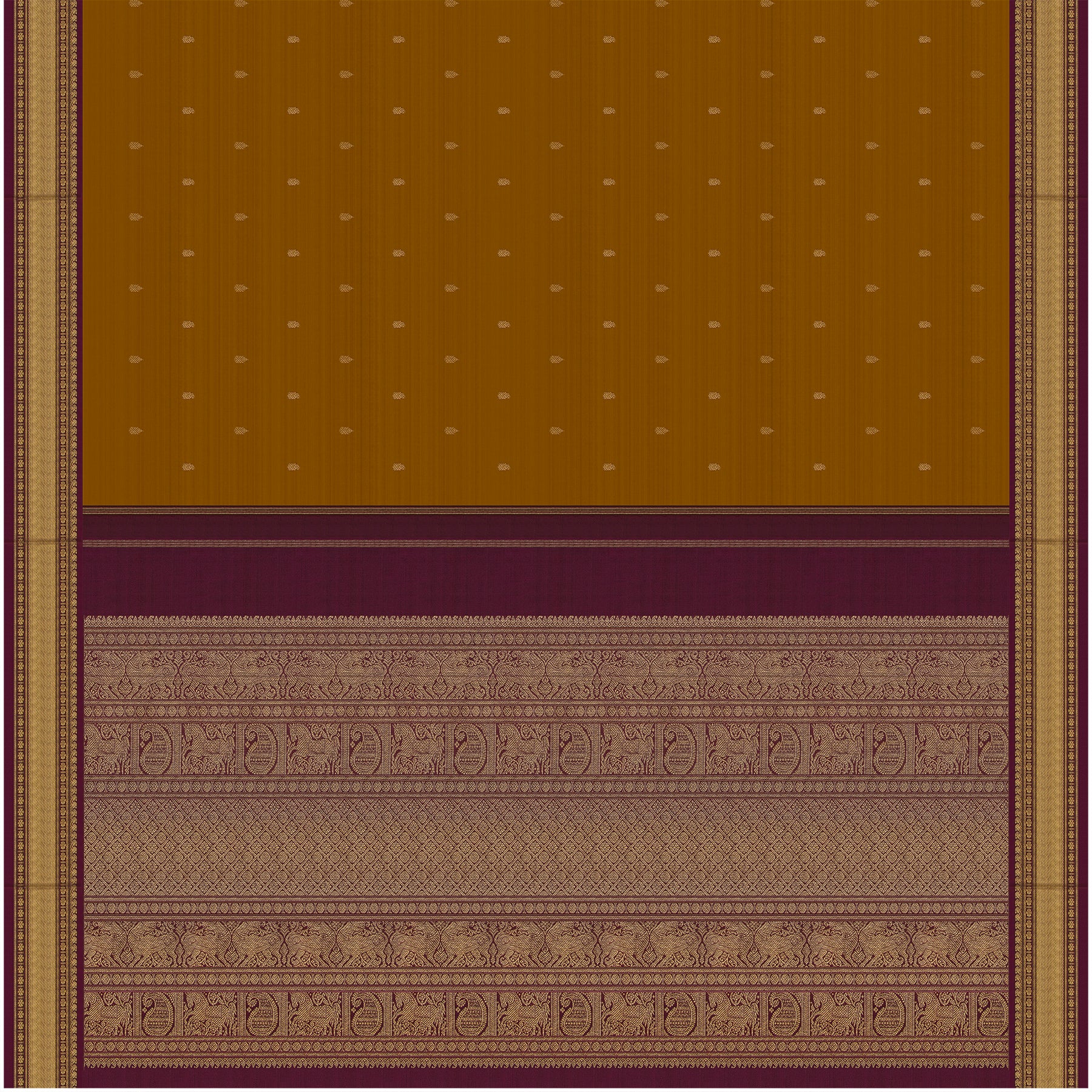 Kanakavalli Kanjivaram Silk Sari 26-611-HS001-00973 - Full View