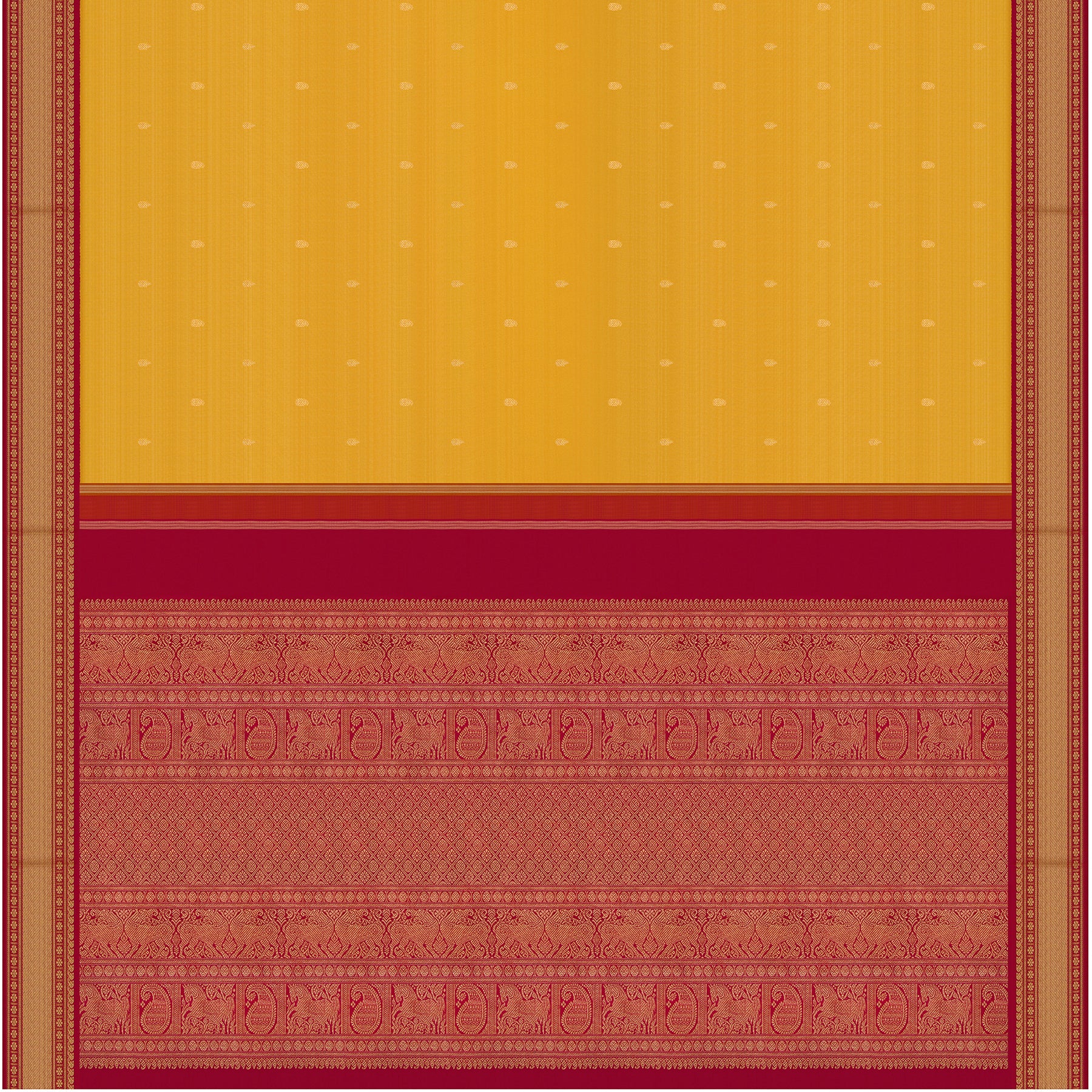 Kanakavalli Kanjivaram Silk Sari 26-611-HS001-02775 - Full View