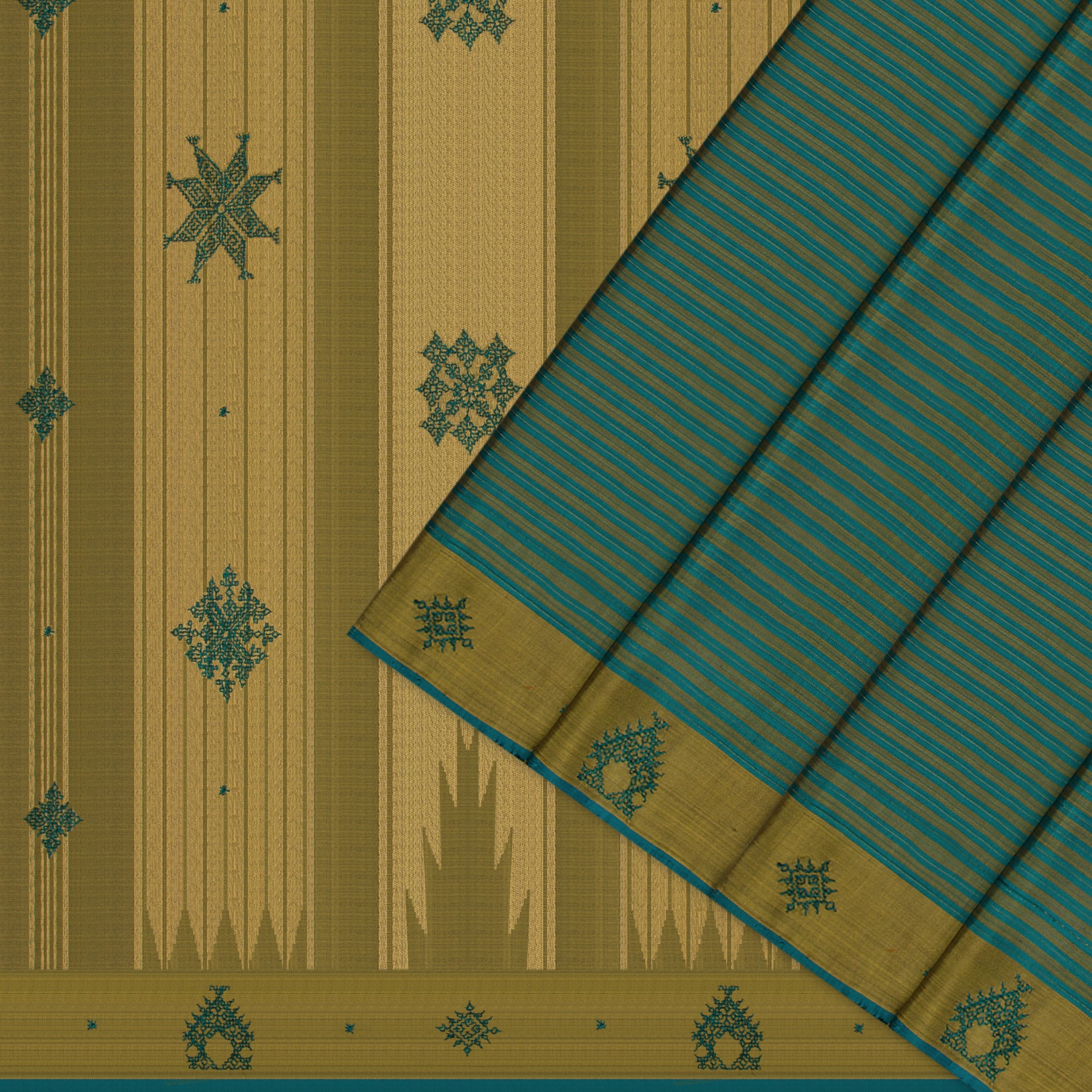 Kanakavalli X Kasuti Kanjivaram Silk Sari 26-611-HS001-02815 - Cover View