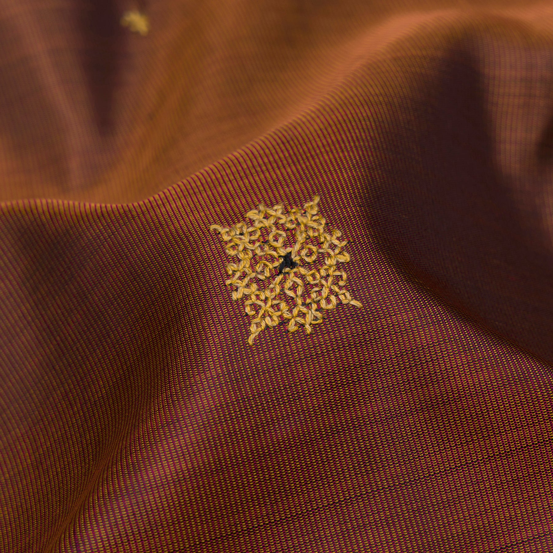 Kanakavalli X Kasuti Kanjivaram Silk Sari 26-611-HS001-02817 - Fabric View