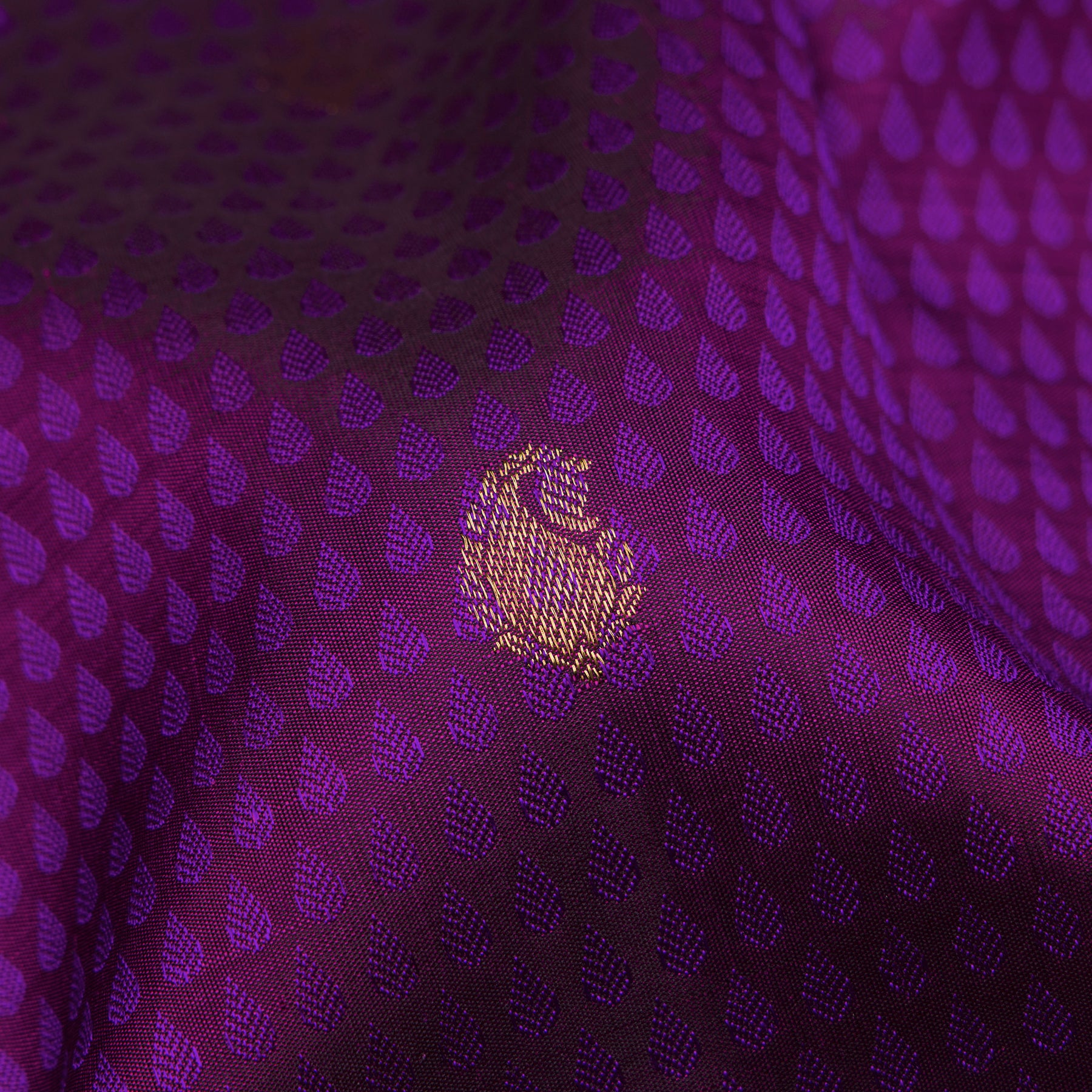 Kanakavalli Kanjivaram Silk Sari 26-611-HS001-02842 - Fabric View