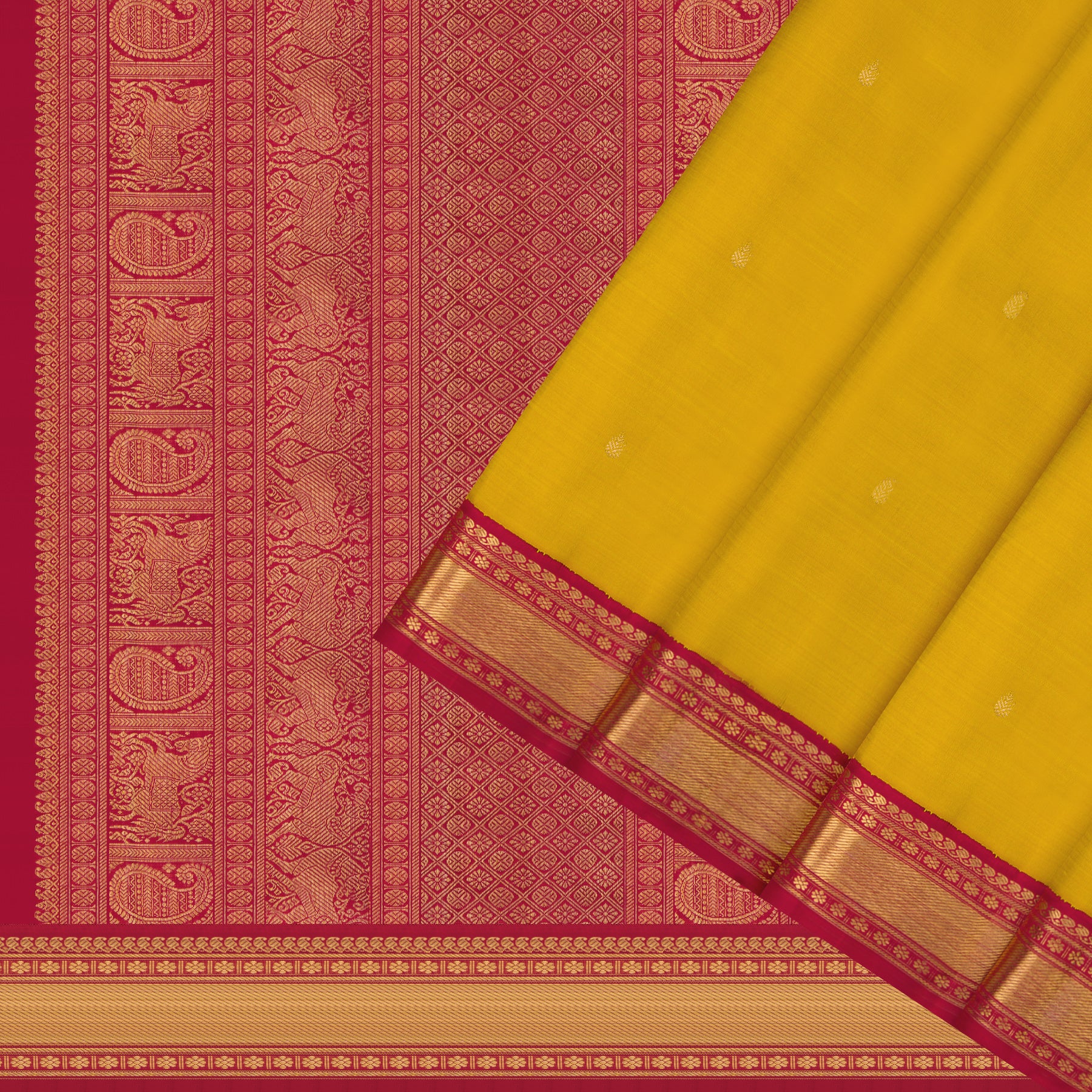 Kanakavalli Kanjivaram Silk Sari 26-611-HS001-02846 - Cover View