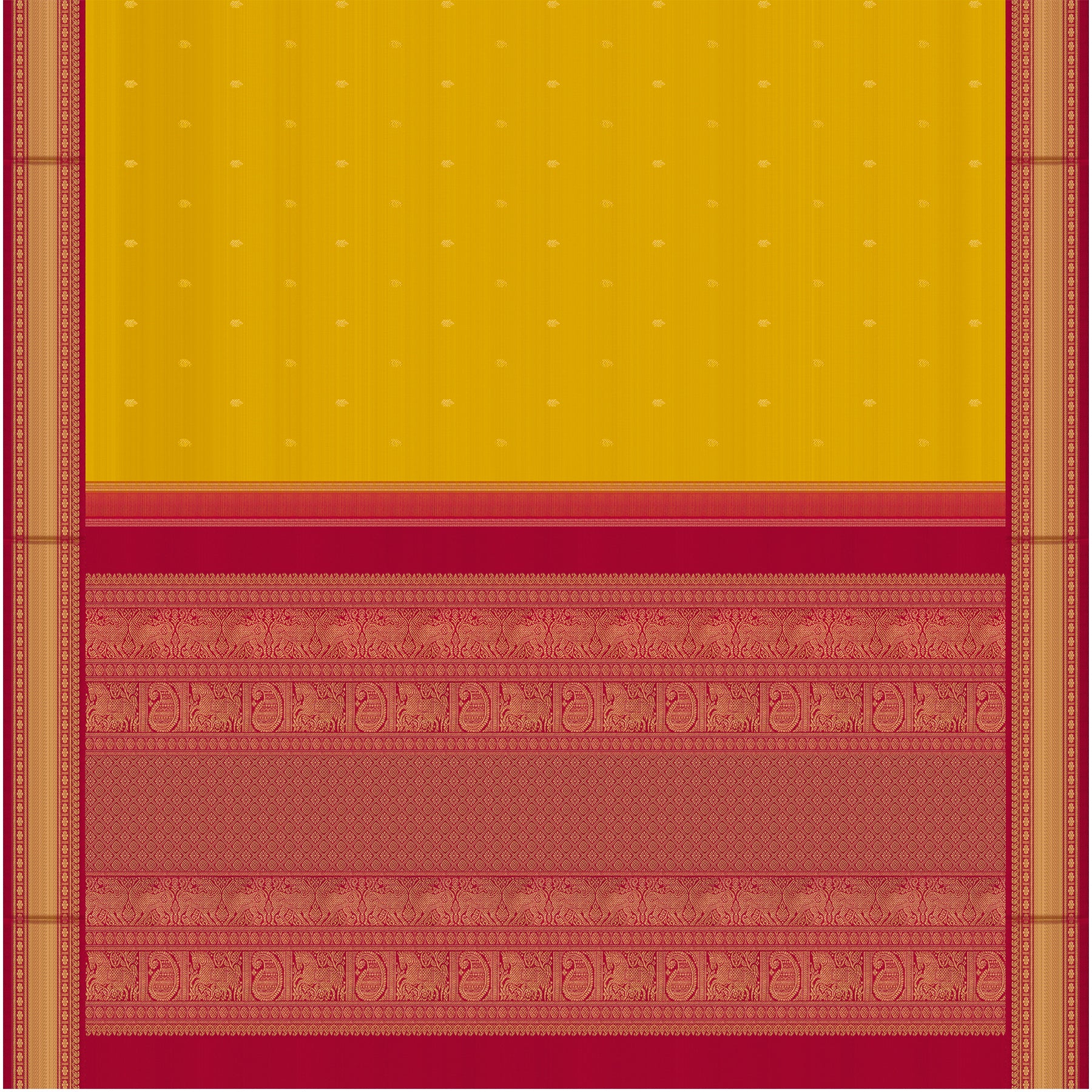 Kanakavalli Kanjivaram Silk Sari 26-611-HS001-02846 - Full View