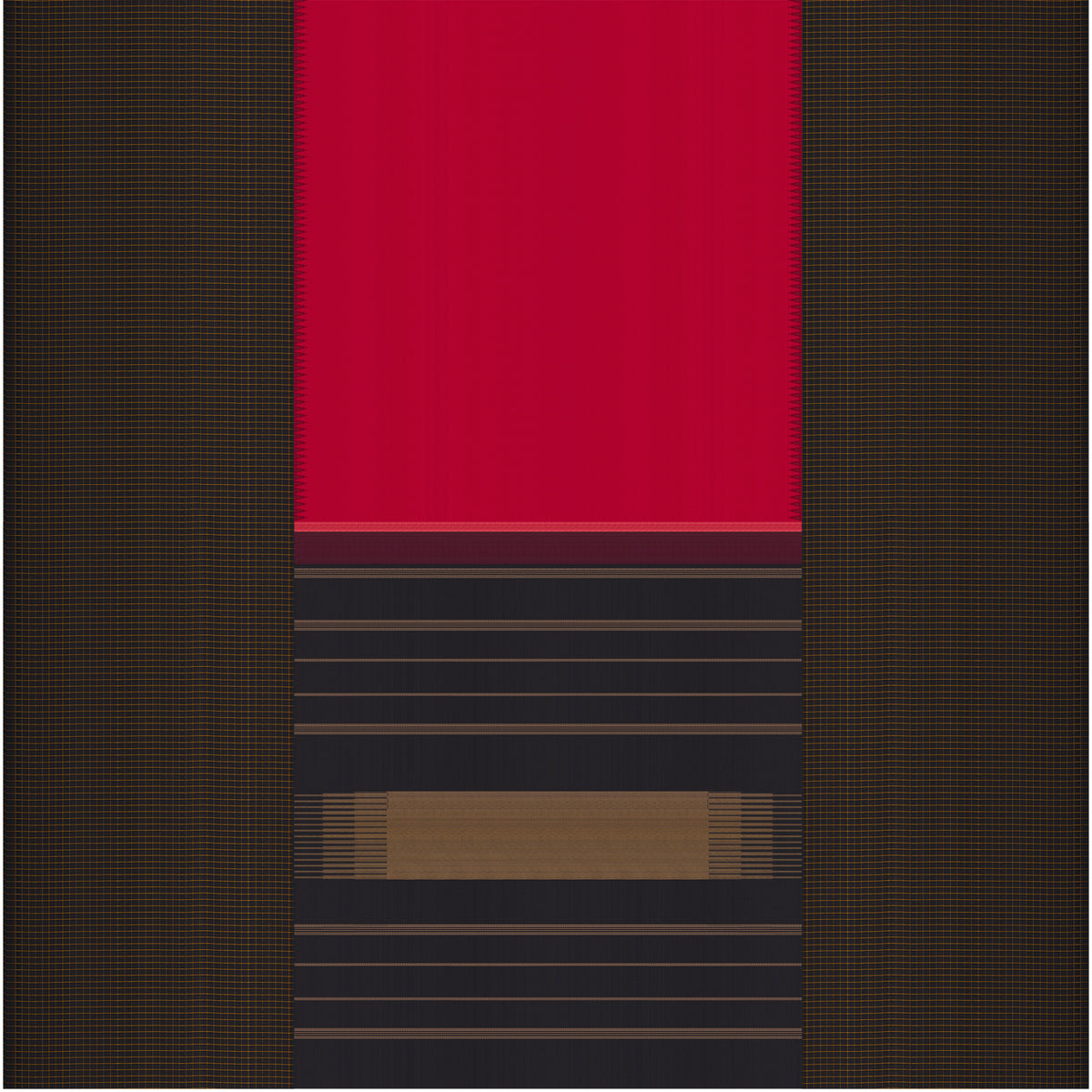 Kanakavalli Kanjivaram Silk Sari 26-611-HS001-02852 - Full View