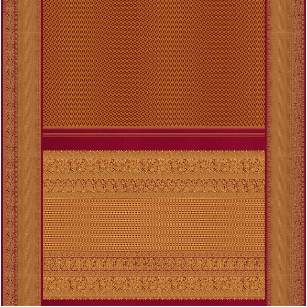 Kanakavalli Kanjivaram Silk Sari 26-611-HS001-03900 - Full View