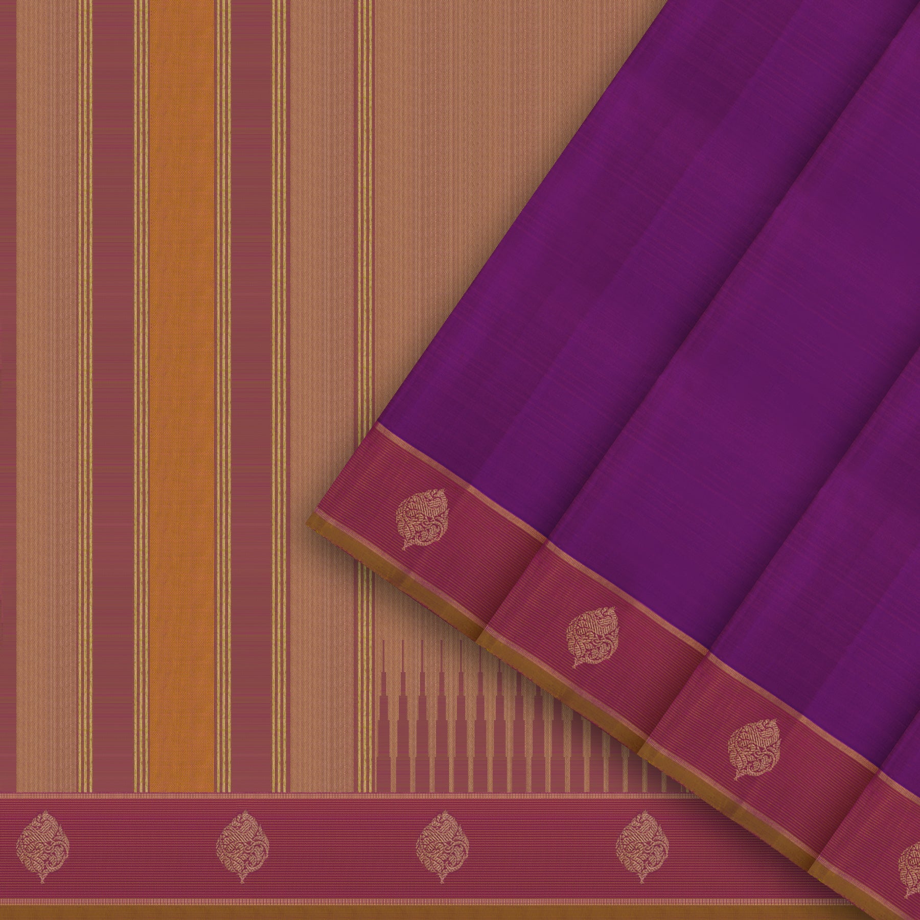 Kanakavalli Kanjivaram Silk Sari 26-615-HS001-00271 - Cover View