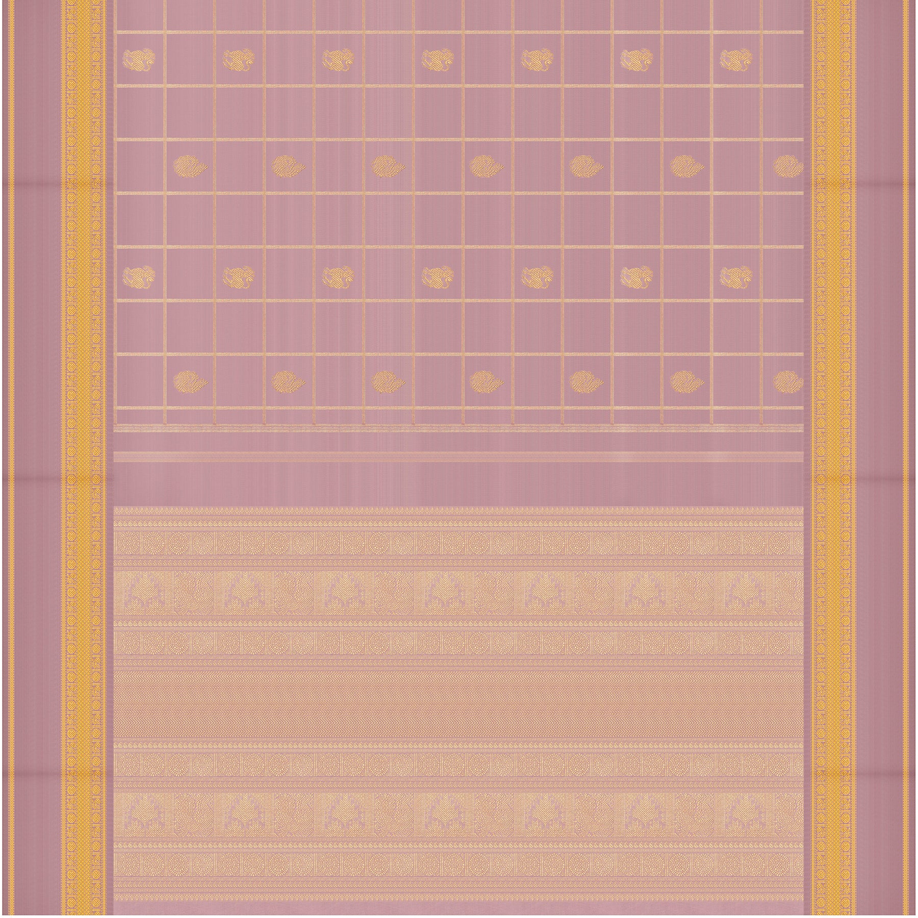 Kanakavalli Kanjivaram Silk Sari 26-615-HS001-00274 - Full View