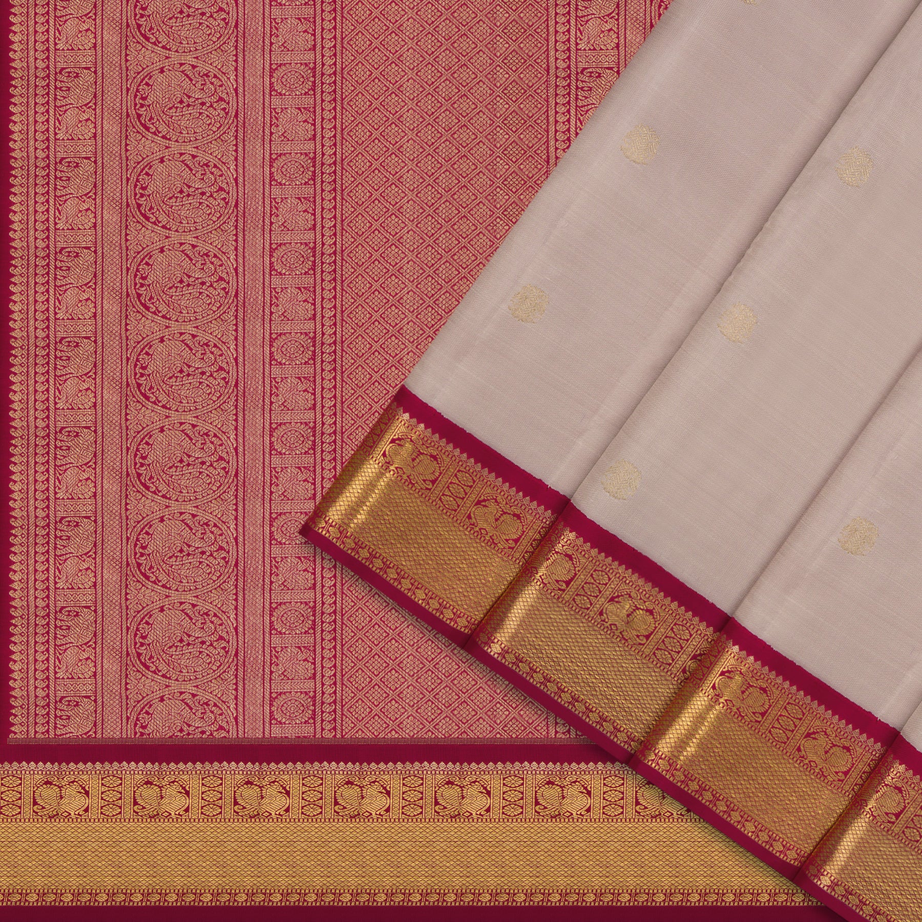 Kanakavalli Kanjivaram Silk Sari 26-615-HS001-00305 - Cover View