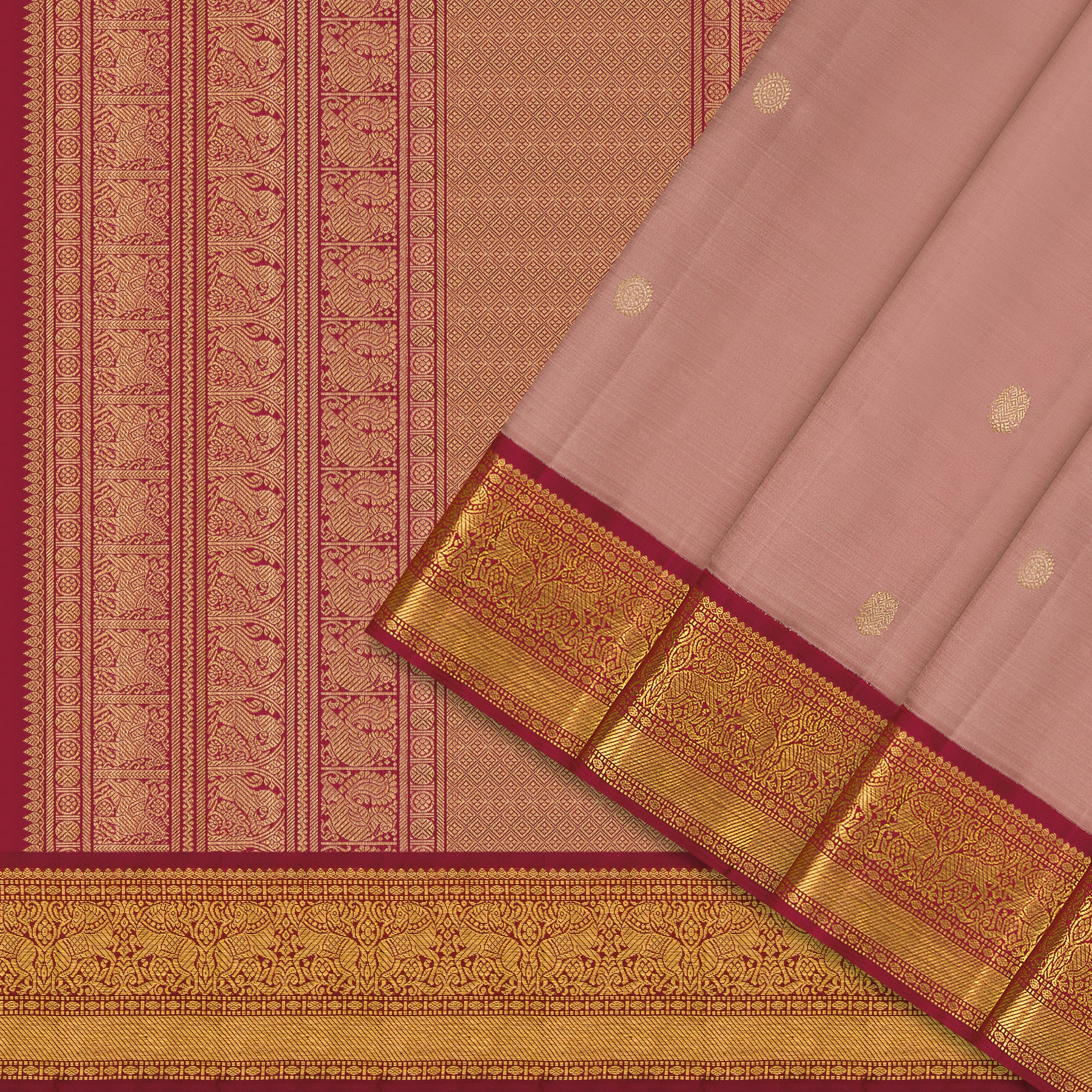 Kanakavalli Kanjivaram Silk Sari 26-615-HS001-00306 - Cover View