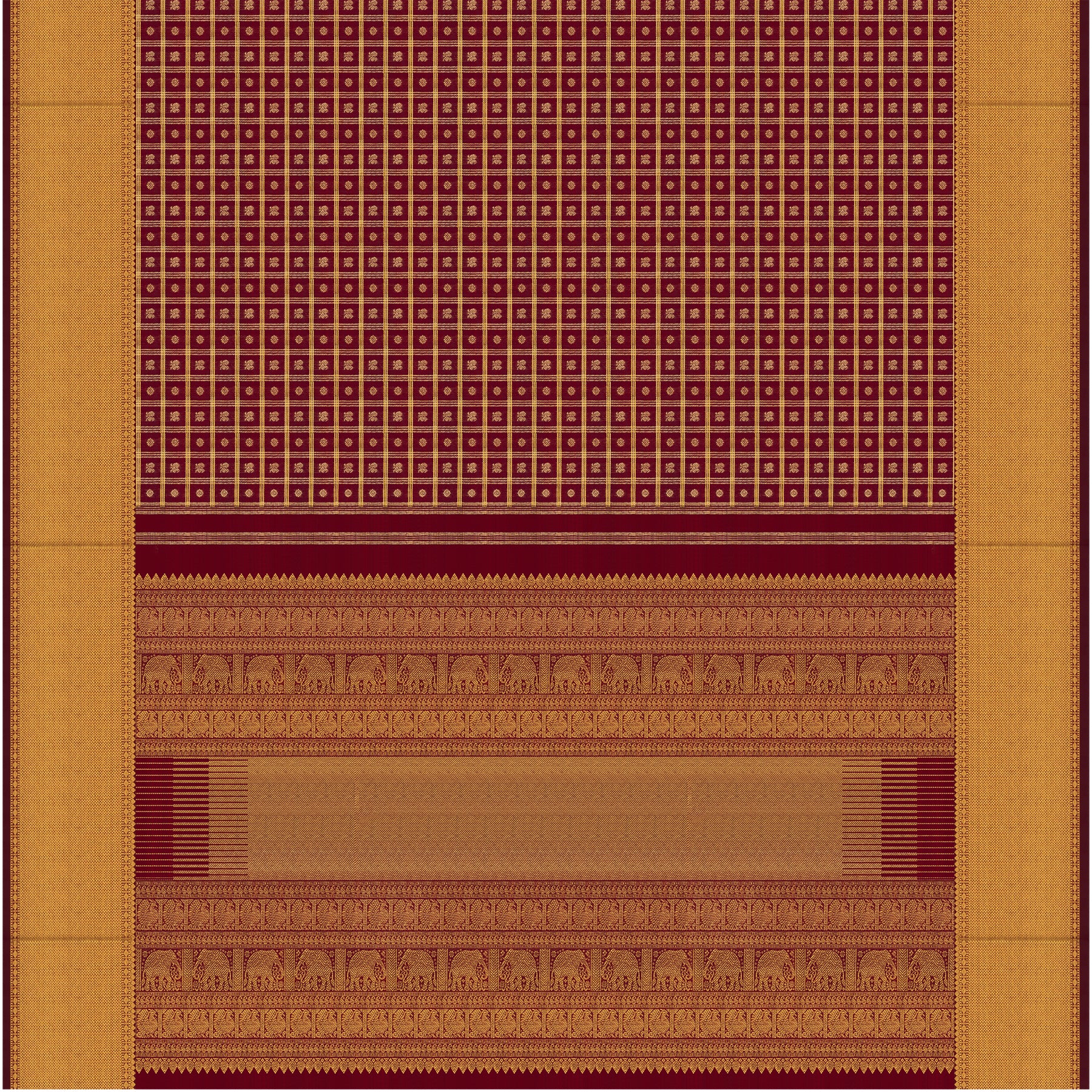 Kanakavalli Kanjivaram Silk Sari 26-615-HS001-00309 - Full View