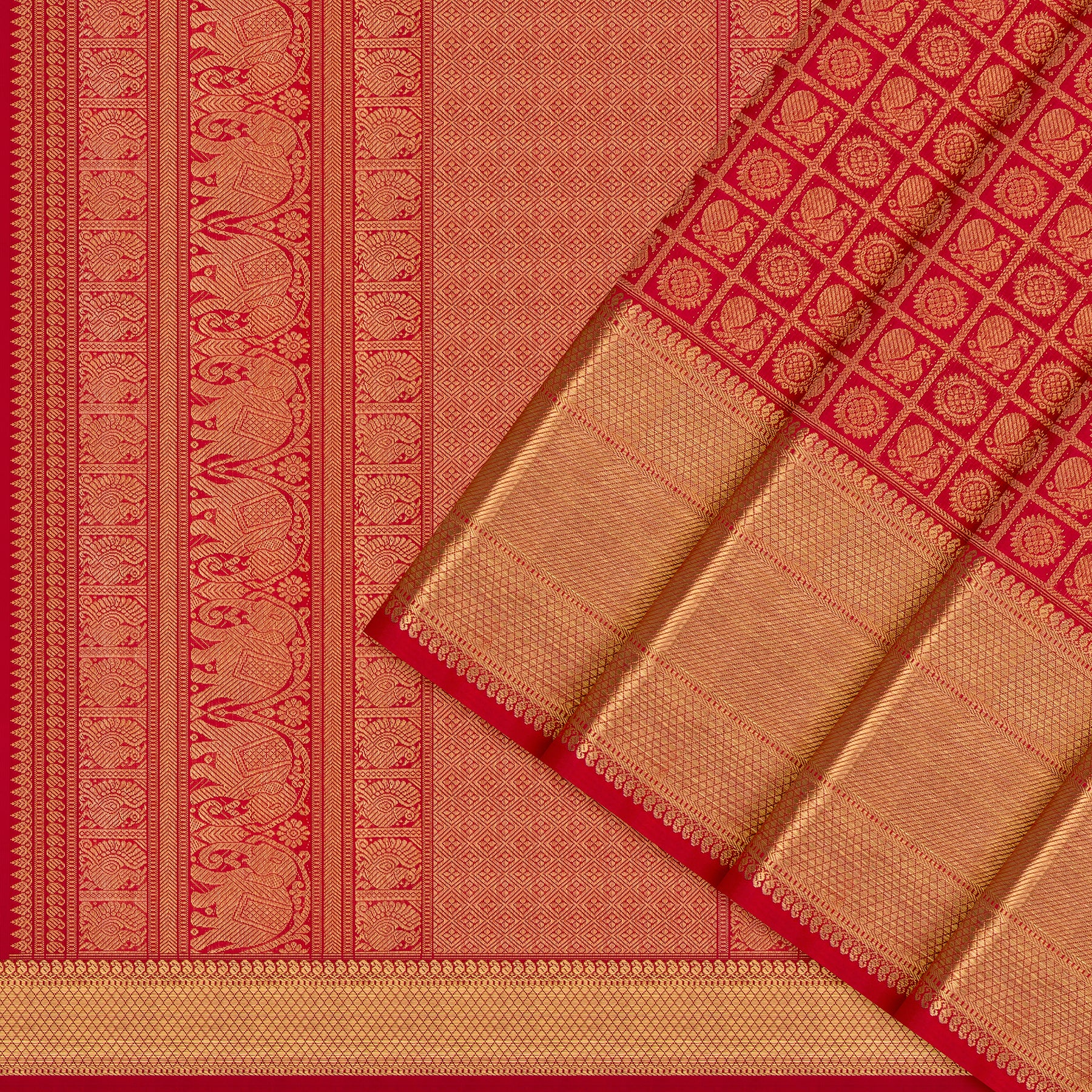 Kanakavalli Kanjivaram Silk Sari 26-615-HS001-00311 - Cover View
